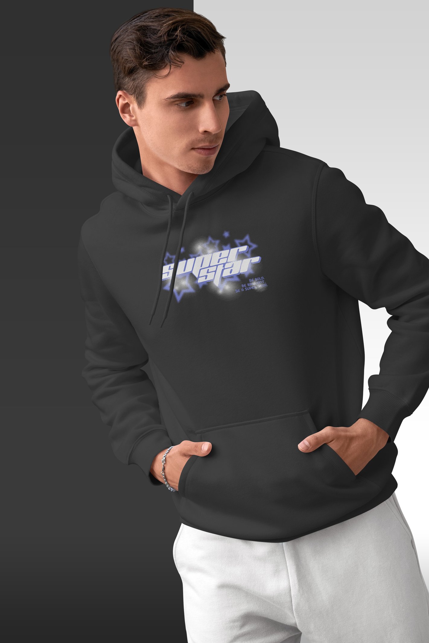 Super Star Kapüşonlu Unisex Sweatshirt
