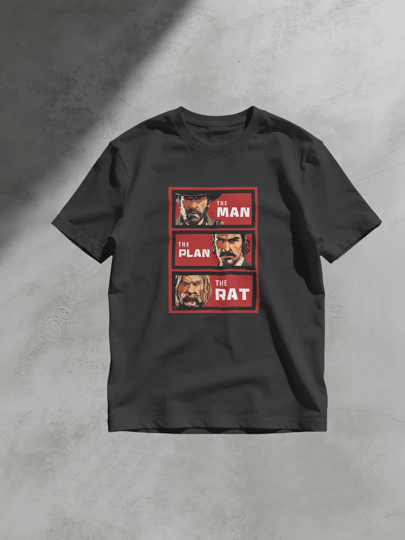 Red Dead Redemption Siyah Tişört