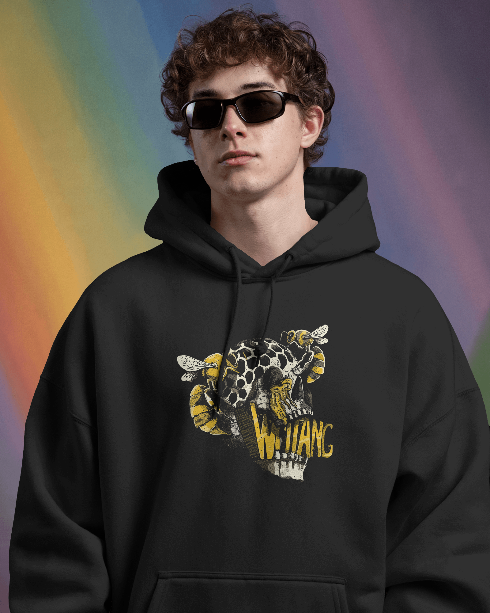 Wu Tang Clan Arı Kapüşonlu Sweatshirt