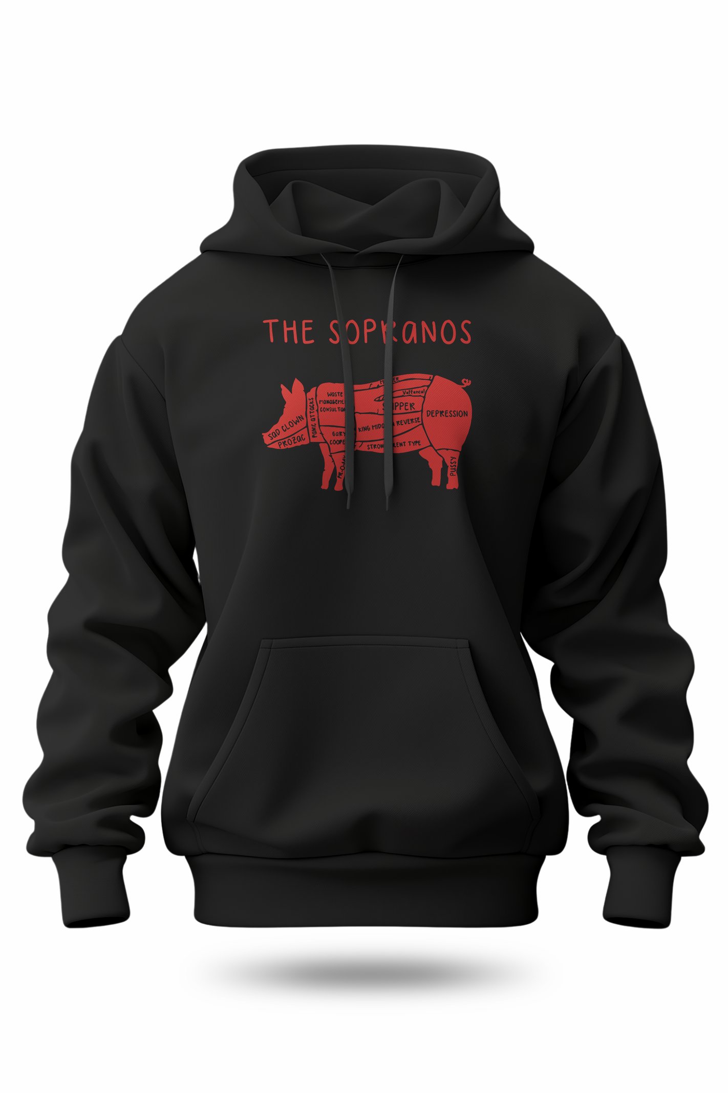 The Sopranos Domuz Kapüşonlu Sweatshirt