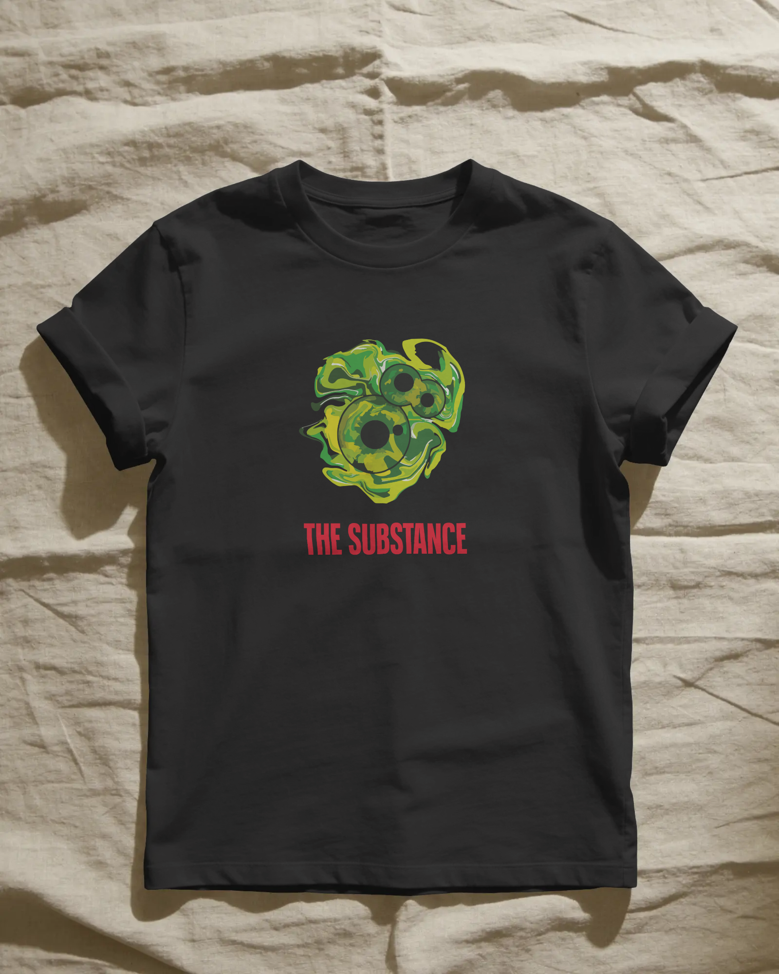 The Substance Unisex Siyah Tişört