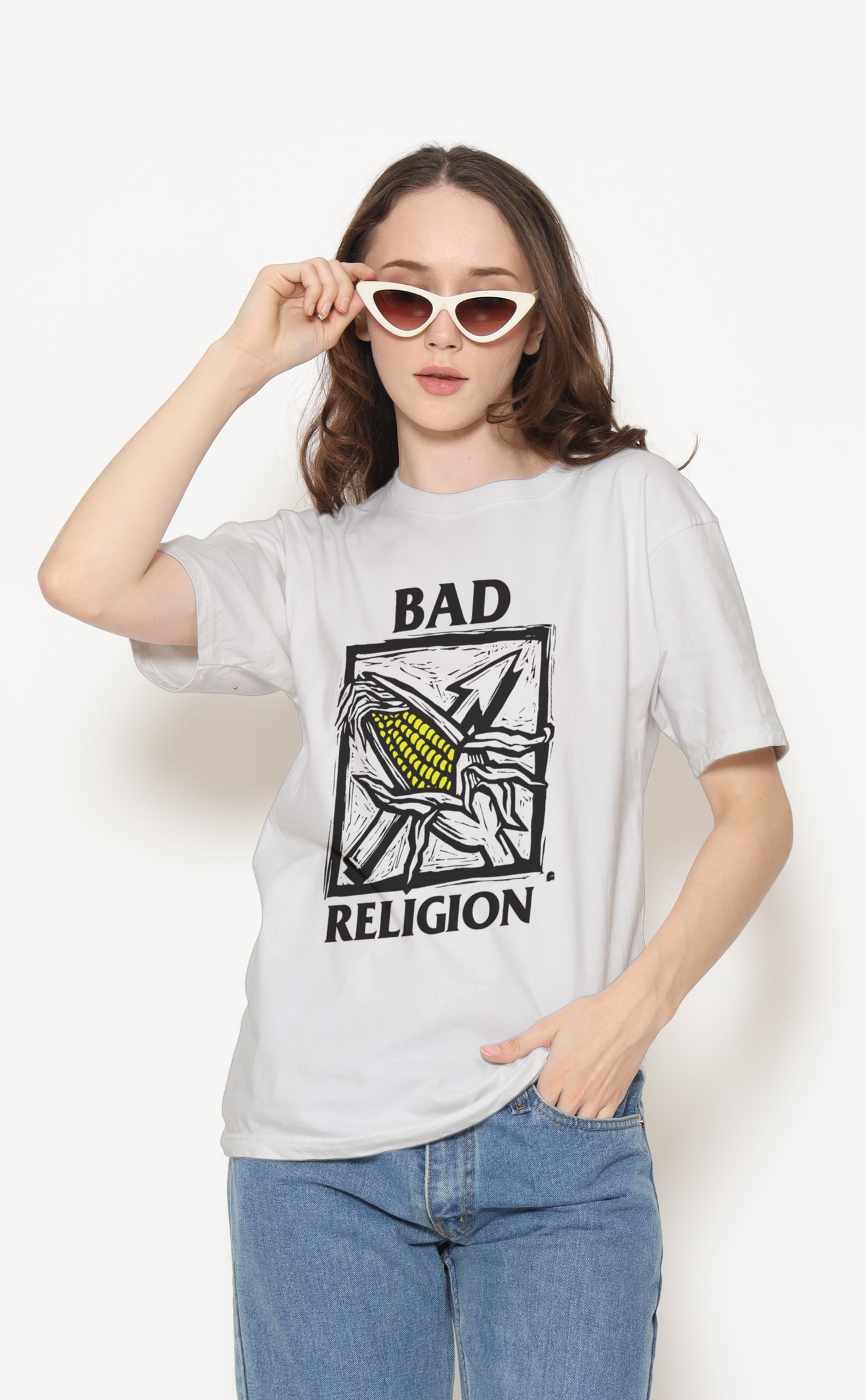 Bad Religion Unisex Beyaz Tişört