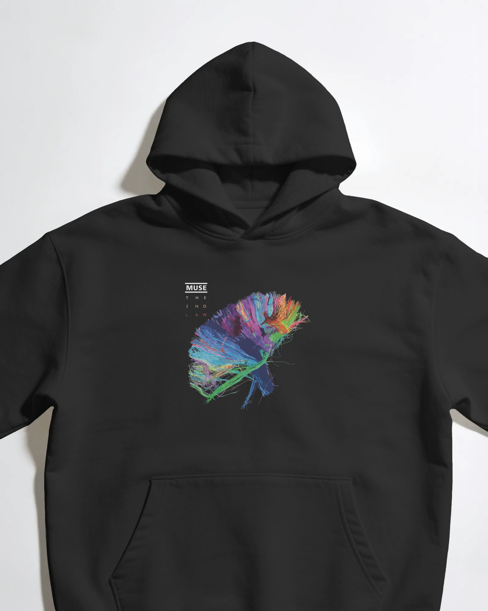 Muse Siyah Kapüşonlu Sweatshirt
