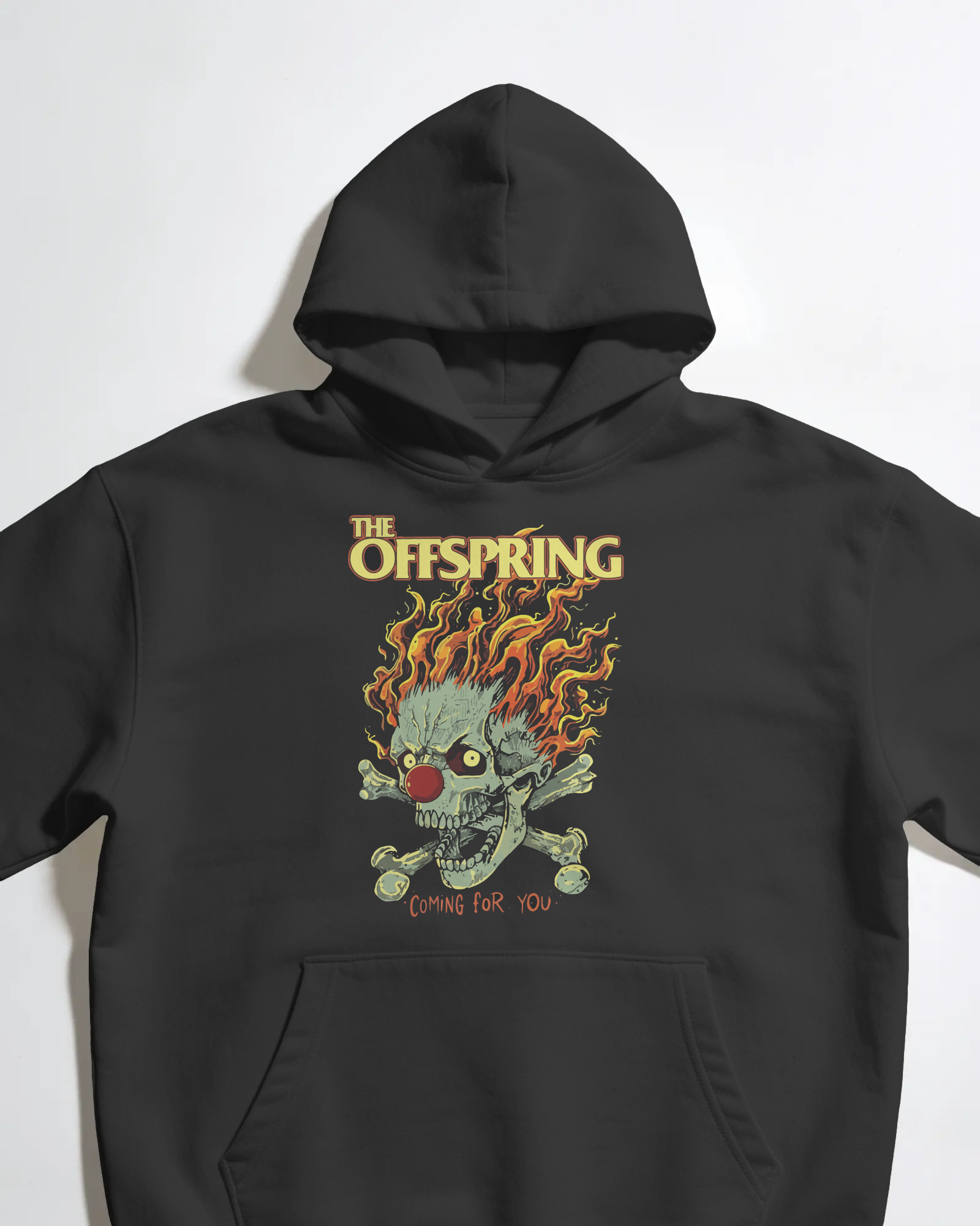 The Offspring Unisex Siyah Kapüşonlu Sweatshirt