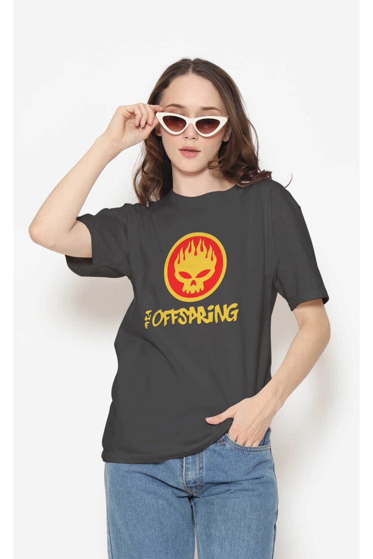 The Offspring Dijital Baskı Siyah Unisex Tişört