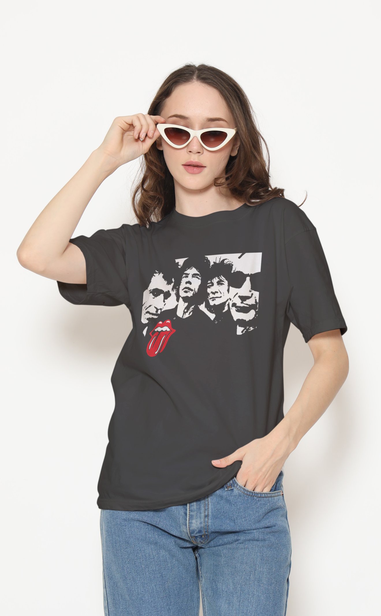 The Rolling Stones Dijital Baskı Unisex Tişört