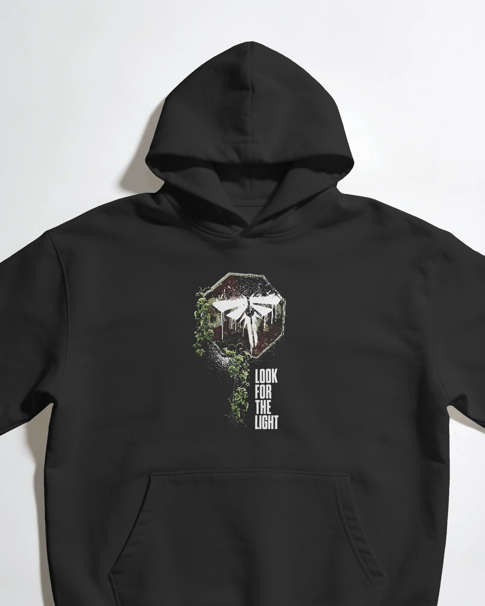 The Last of Us Siyah Kapüşonlu Sweatshirt