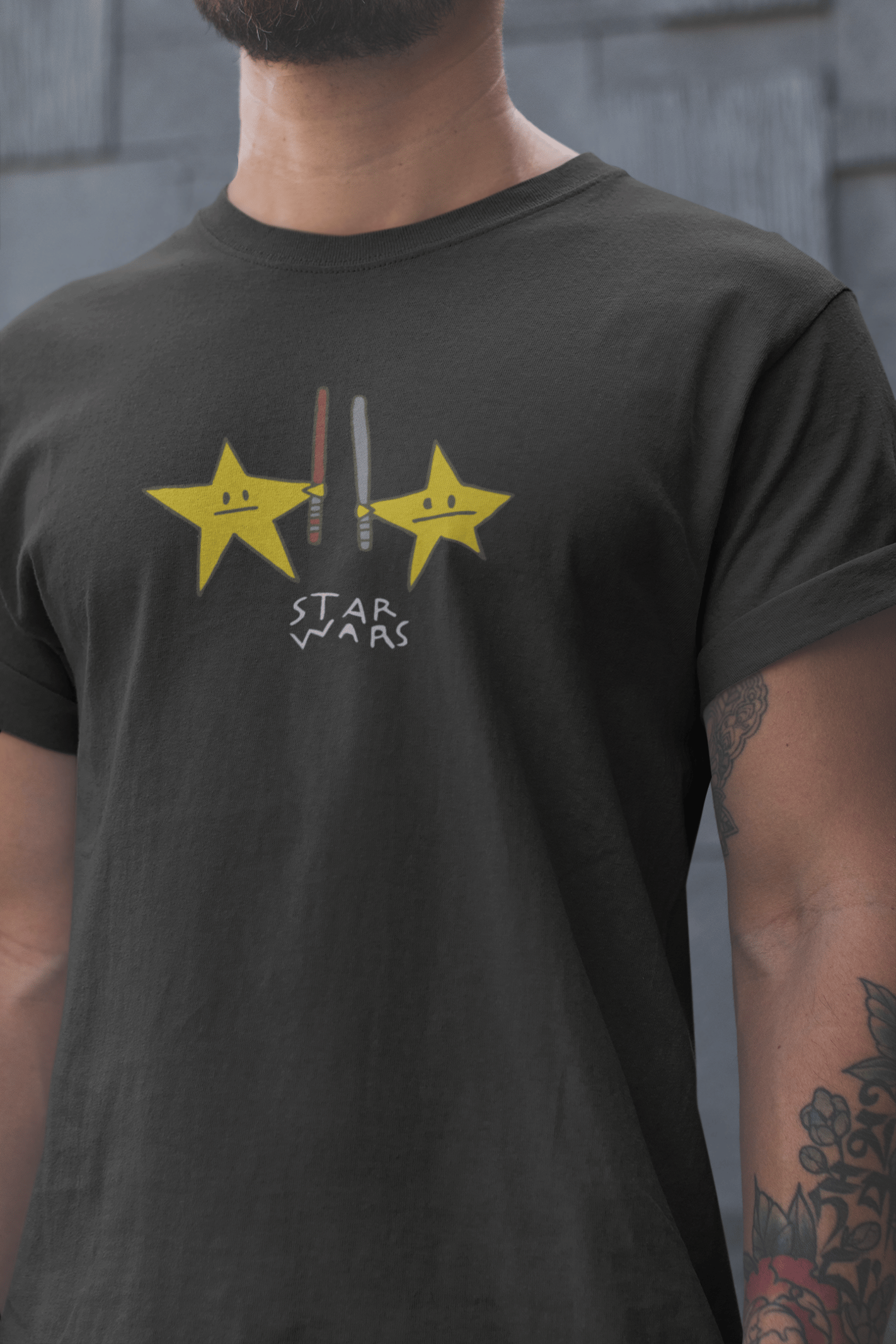 Star Wars Unisex Siyah Tişört