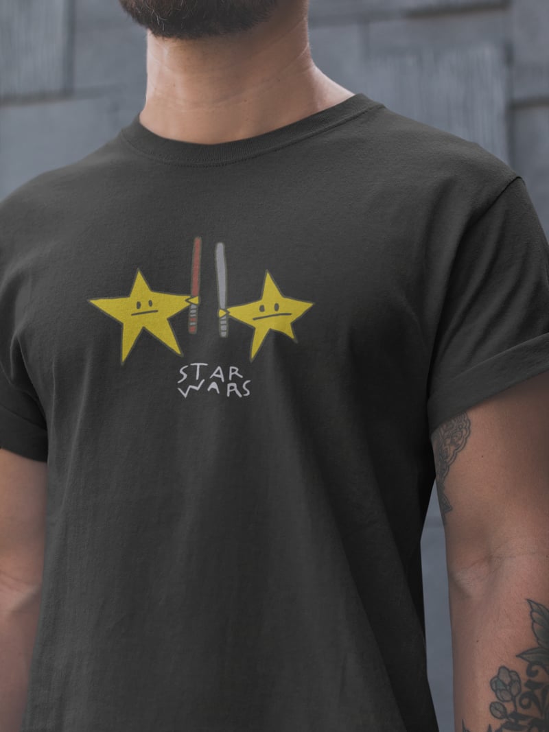 Star Wars Unisex Siyah Tişört