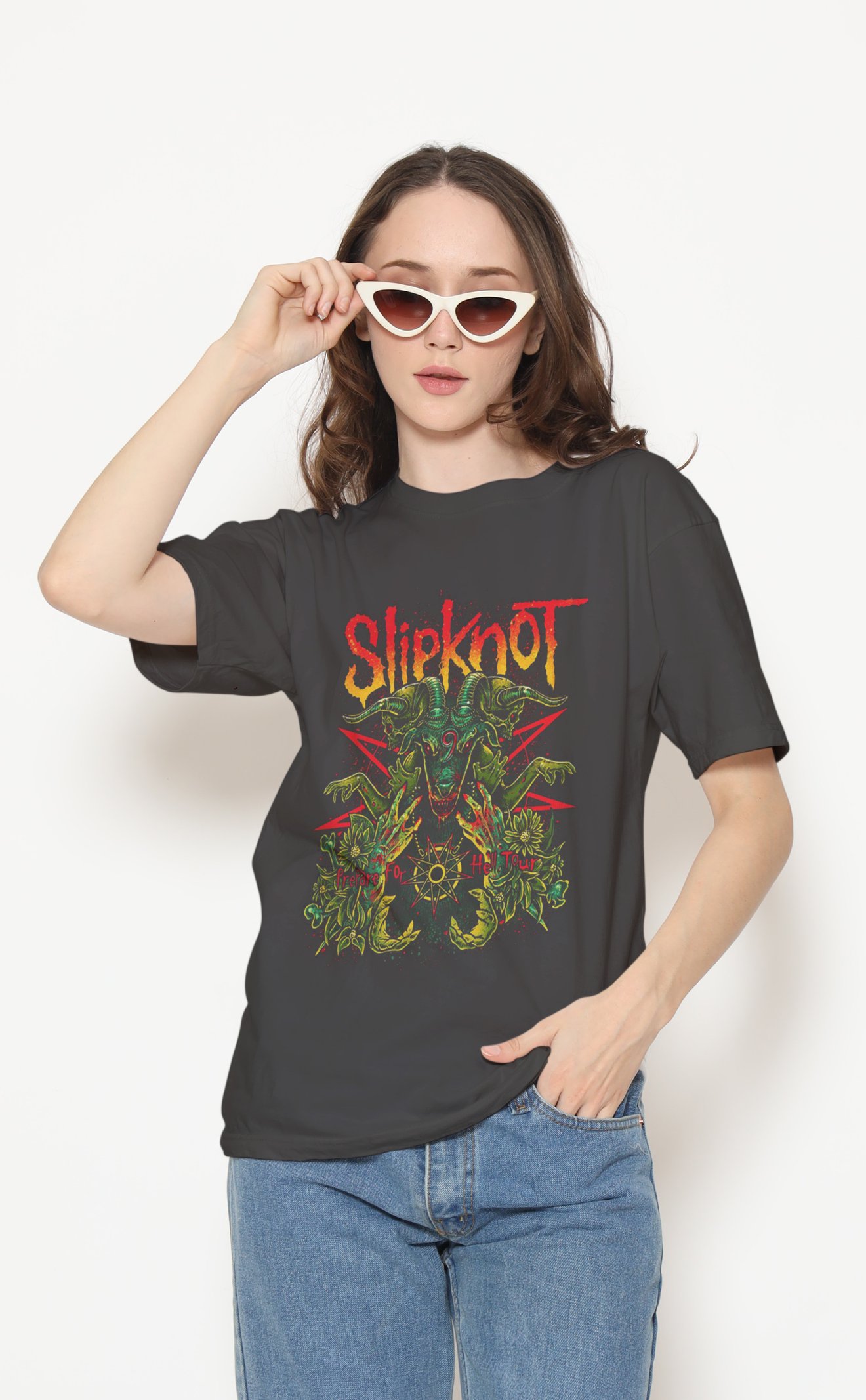 Slipknot Dijital Baskı Unisex Tişört