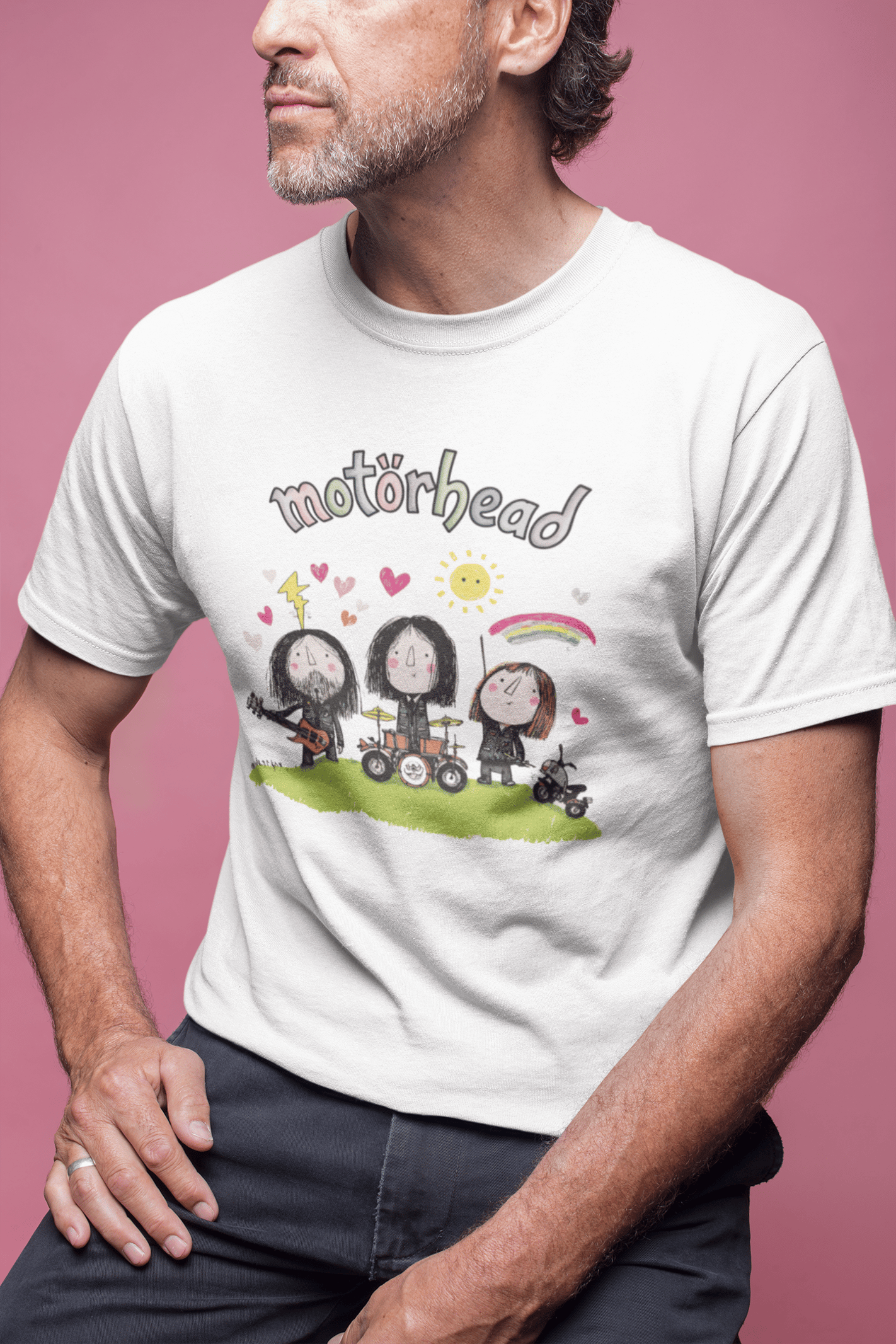 Motörhead Beyaz Tişört