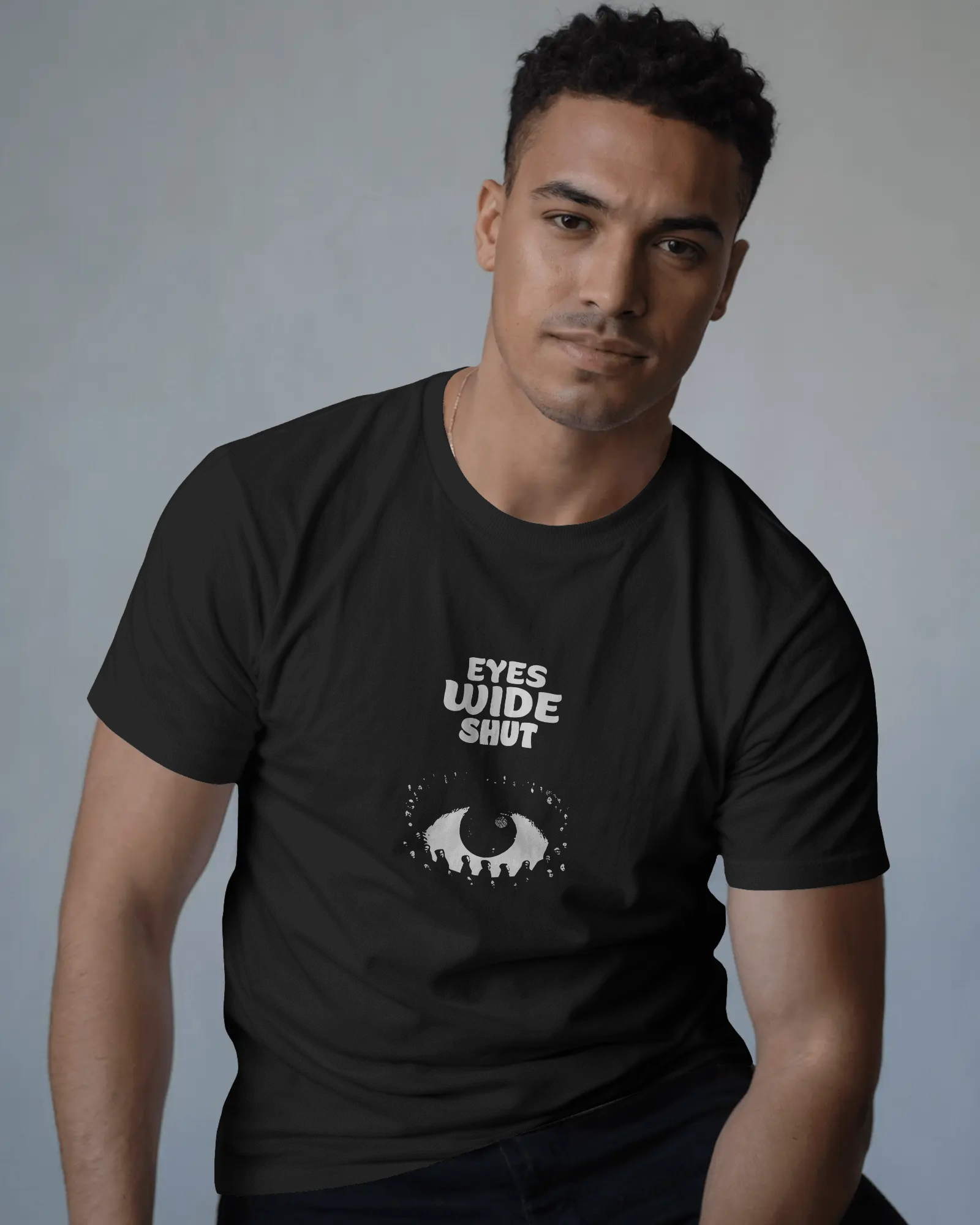 Eyes Wide Shut Siyah Unisex Tişört