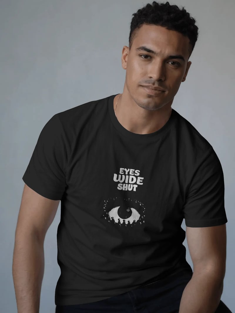 Eyes Wide Shut Siyah Unisex Tişört