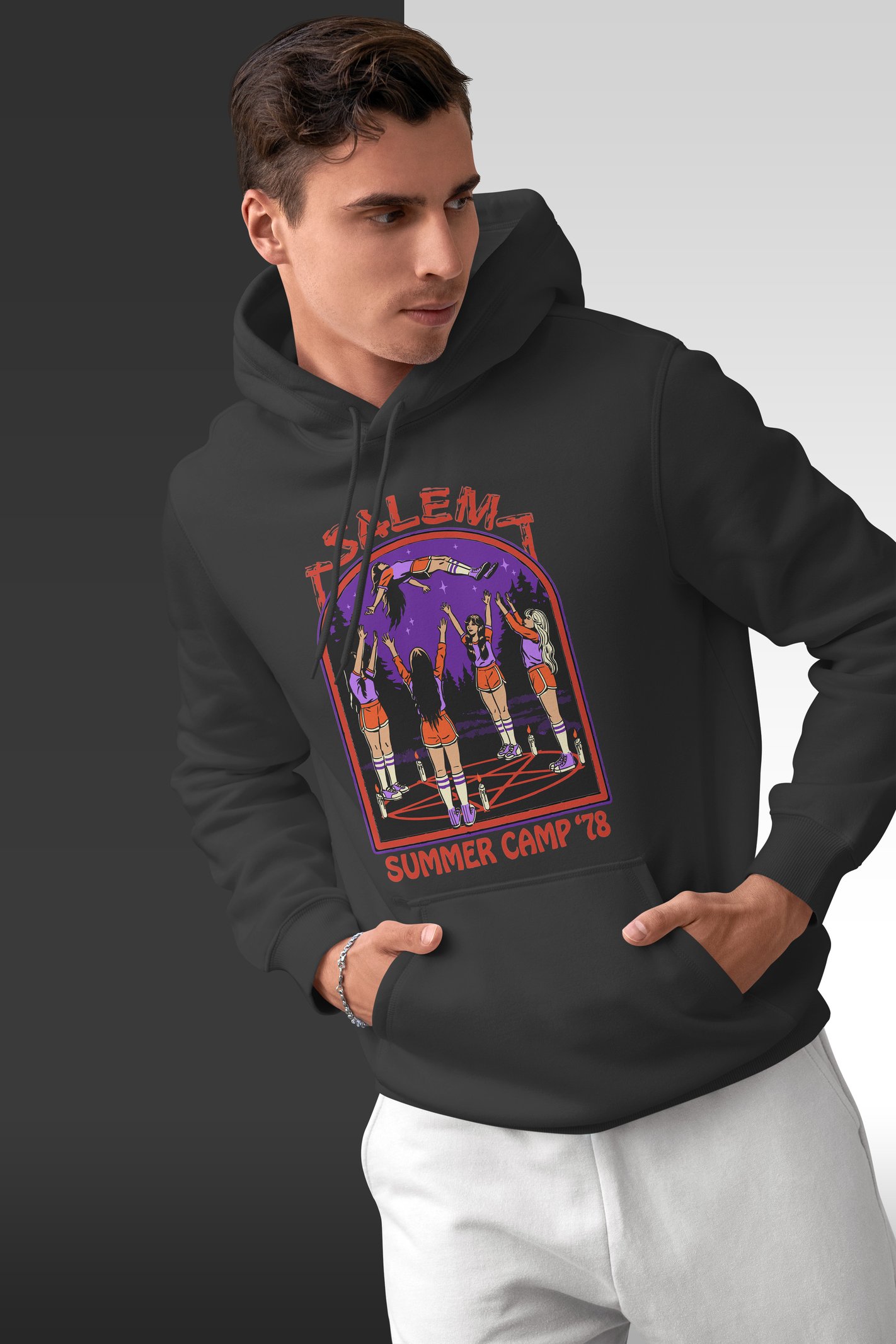 Salem Kapüşonlu Unisex Sweatshirt