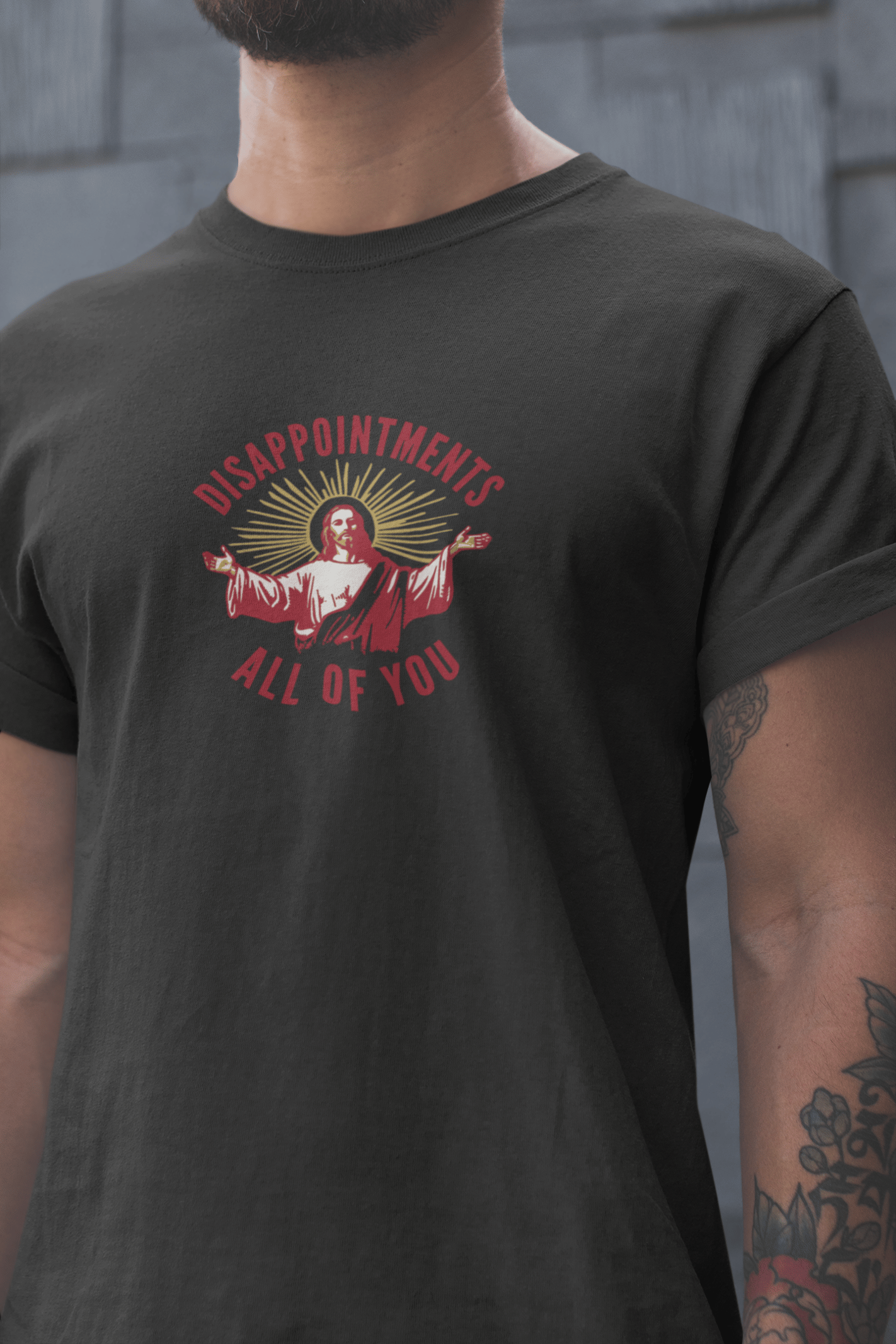 Disappointments Unisex Siyah Tişört