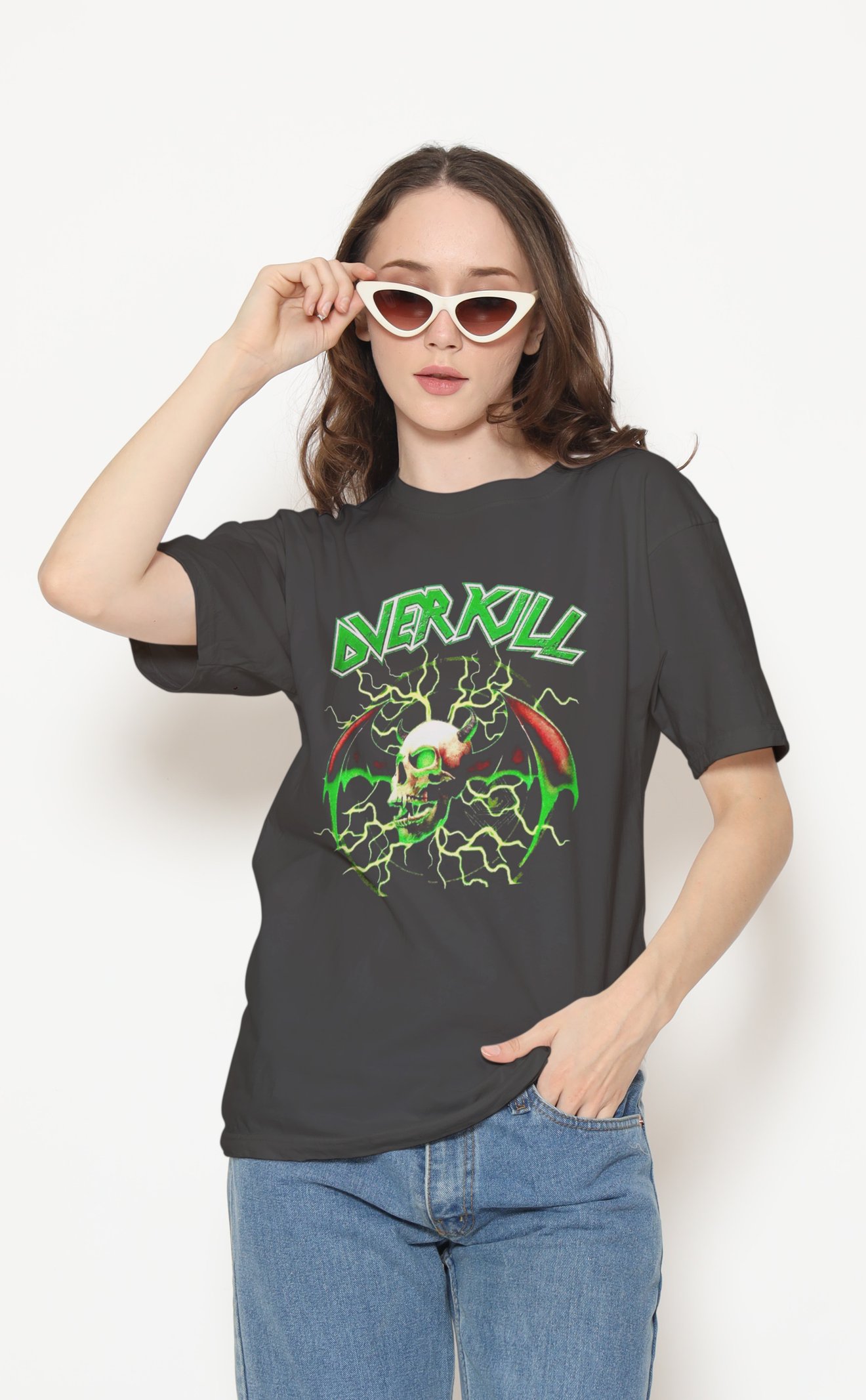 Overkill Dijital Baskı Unisex Tişört