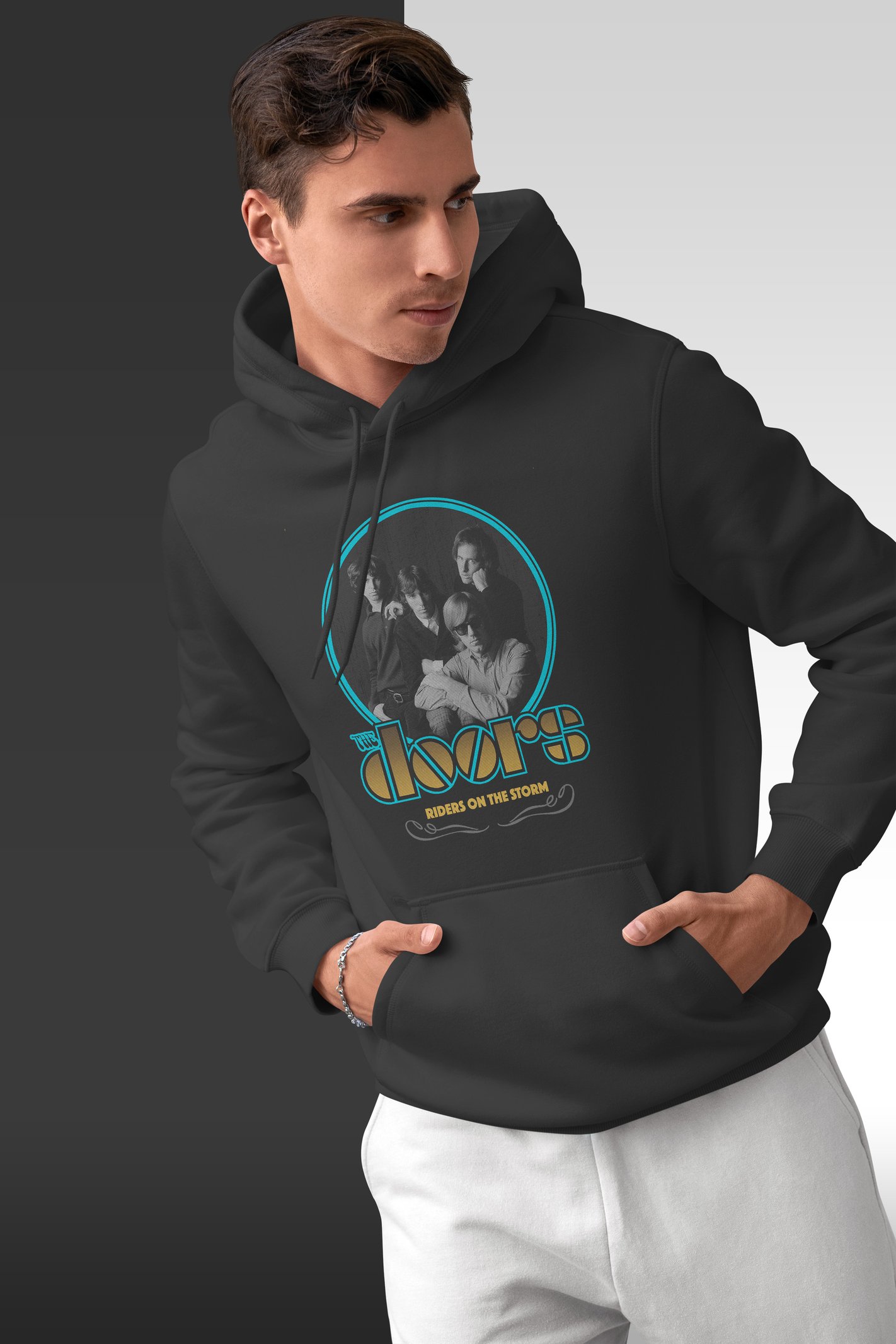 The Doors Kapüşonlu Unisex Sweatshirt