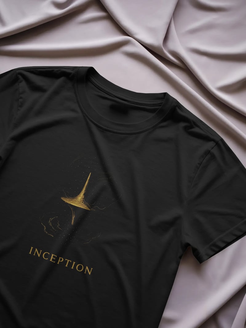 Inception Başlangıç Siyah Unisex Tişört