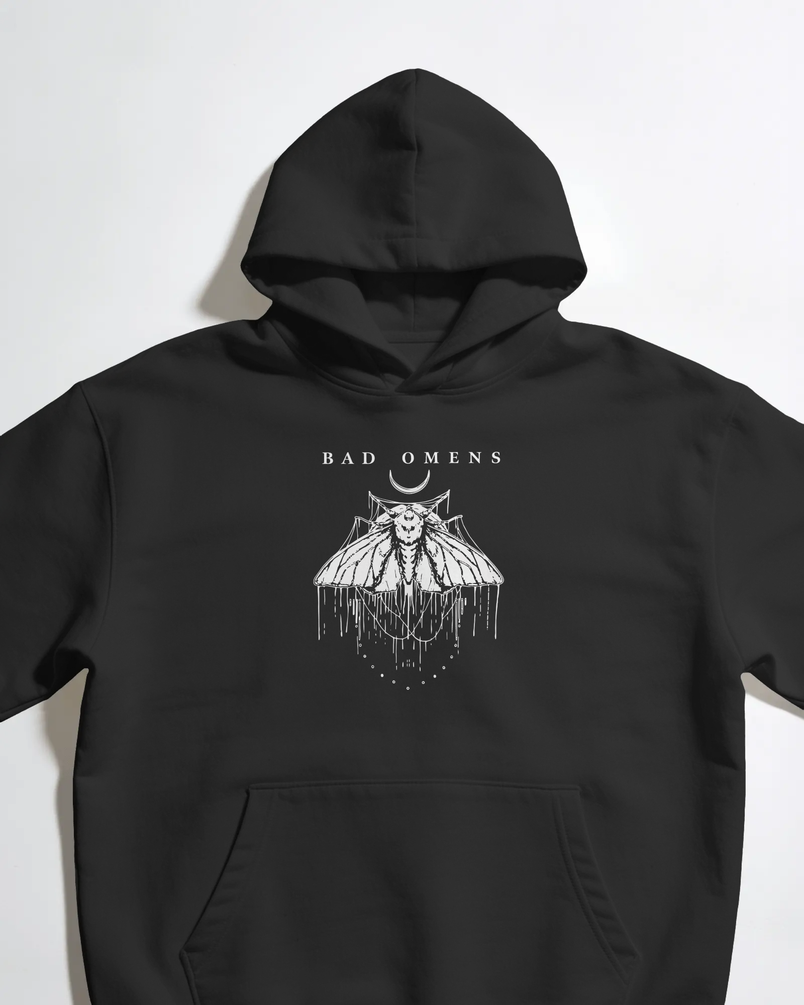 Bad Omens Güve Kapüşonlu Sweatshirt