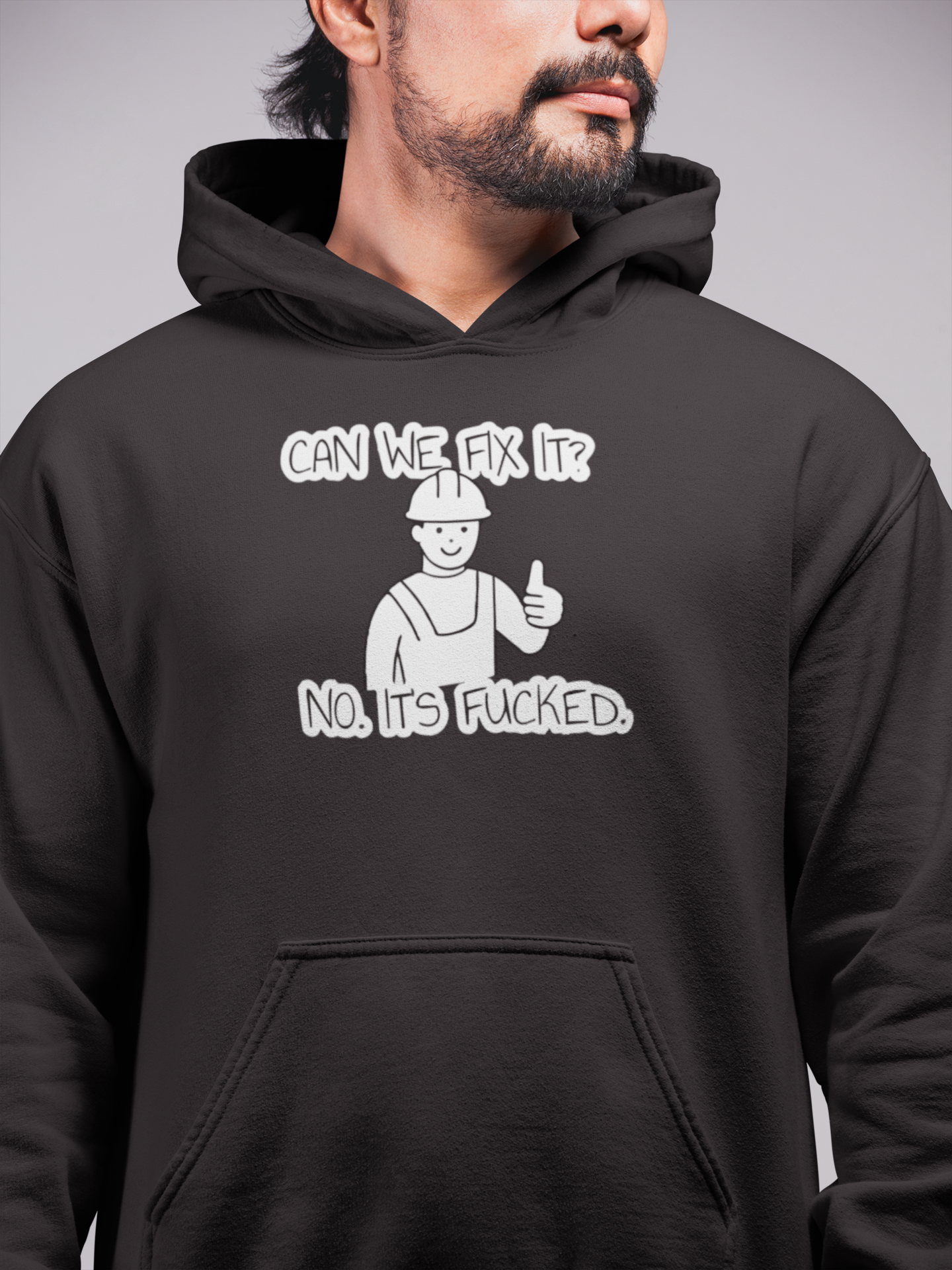 Can We Fix It Unisex Kapüşonlu Sweatshirt