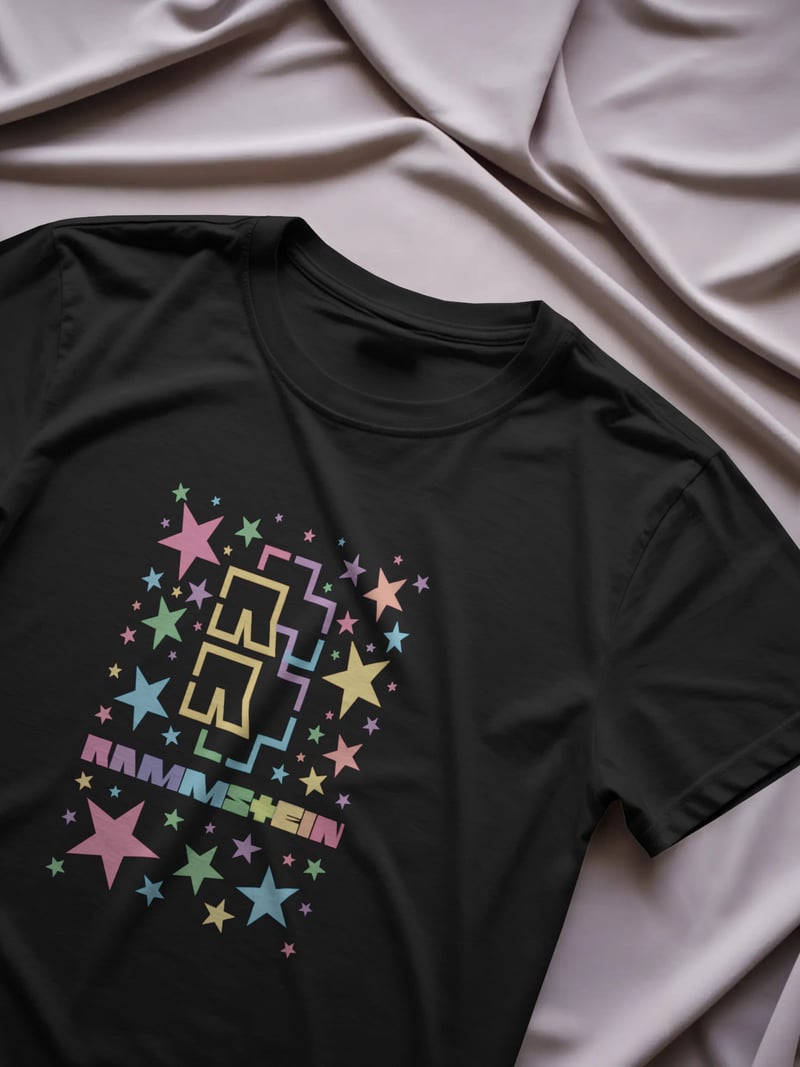Rammstein Siyah Unisex Tişört