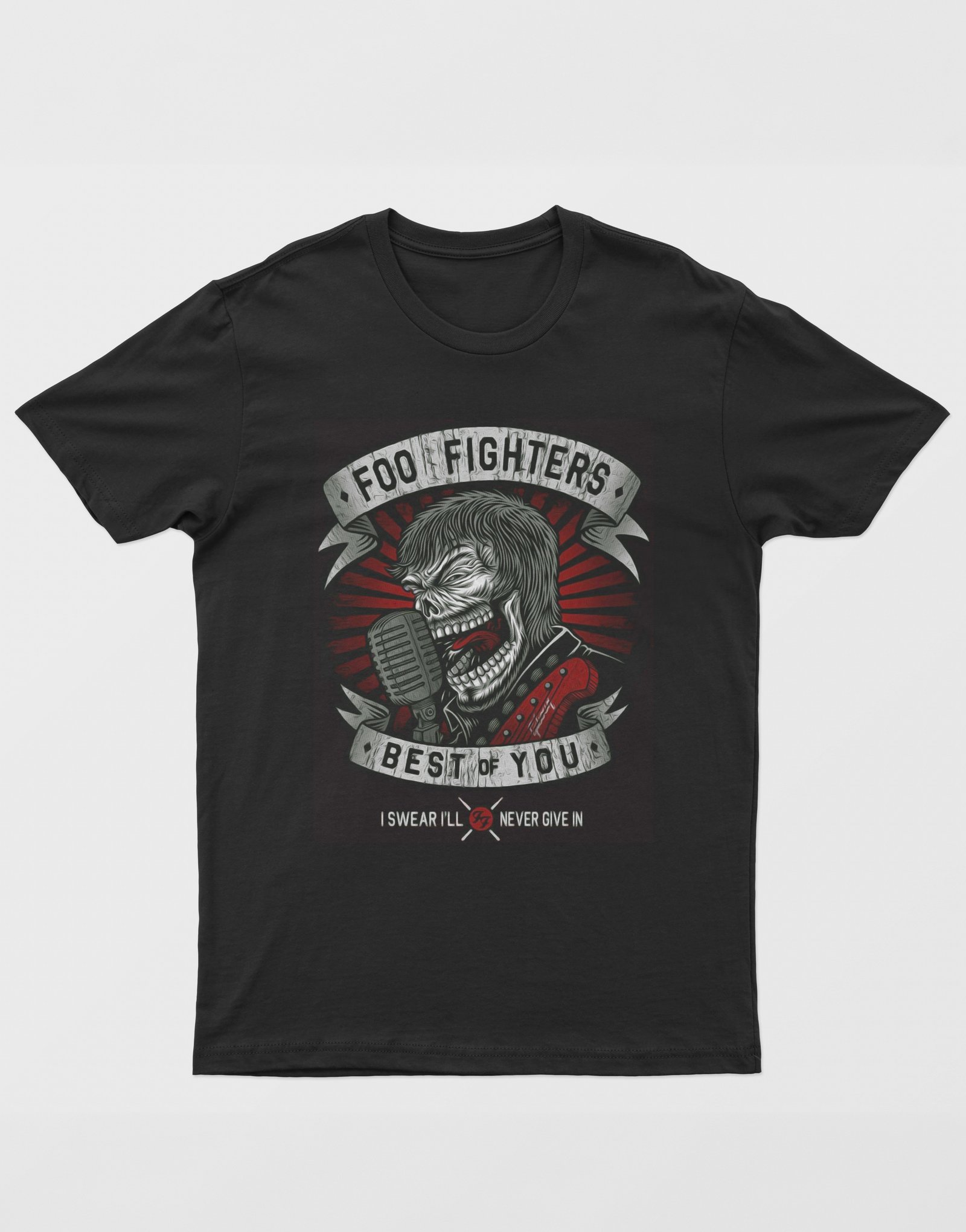 Foo Fighters Dijital Baskı Unisex Tişört