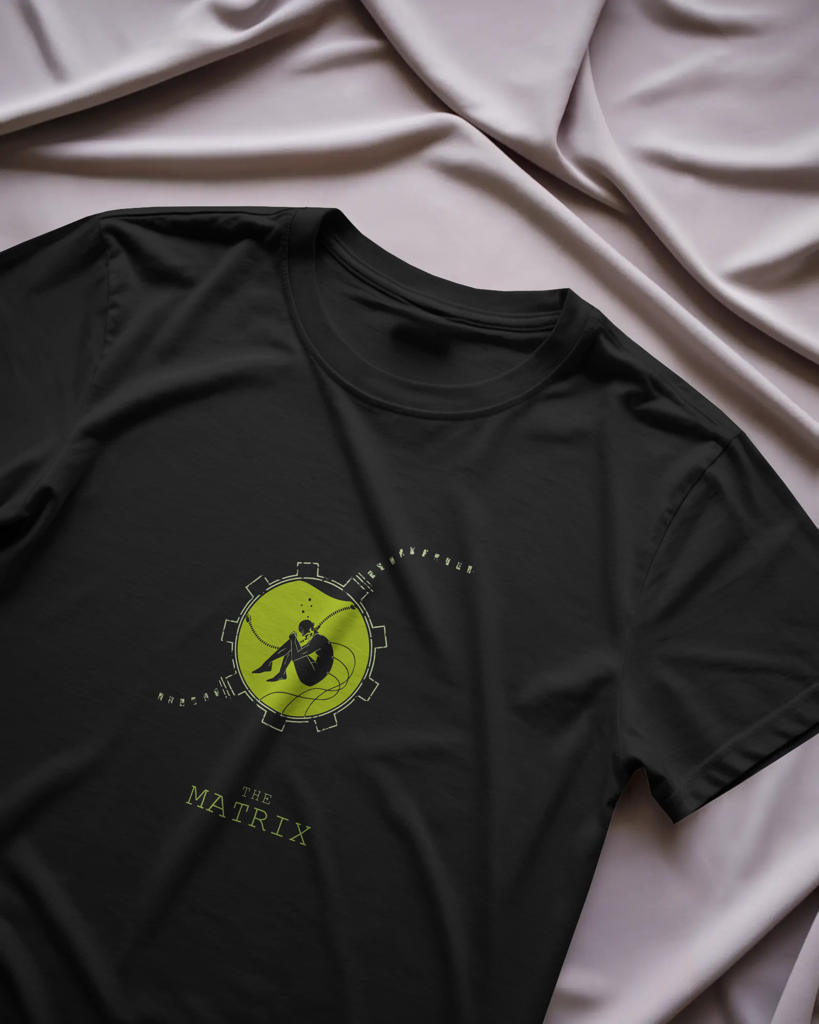 The Matrix Siyah Unisex Tişört
