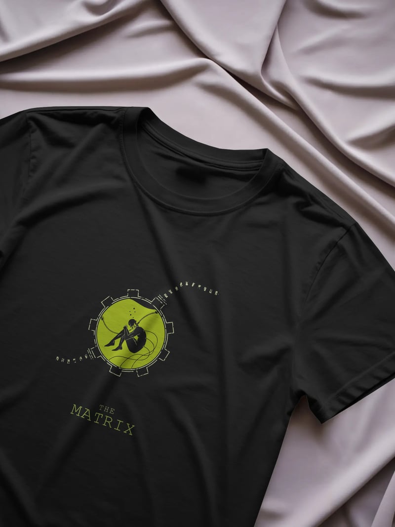The Matrix Siyah Unisex Tişört