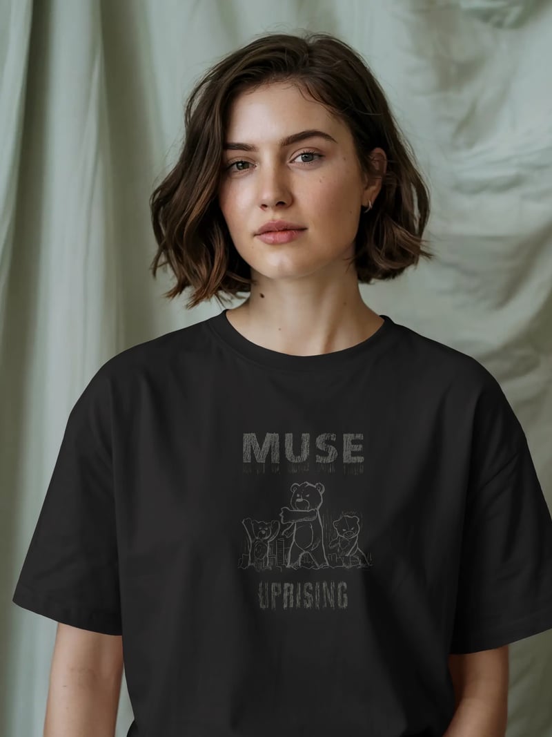 Muse Siyah Tişört