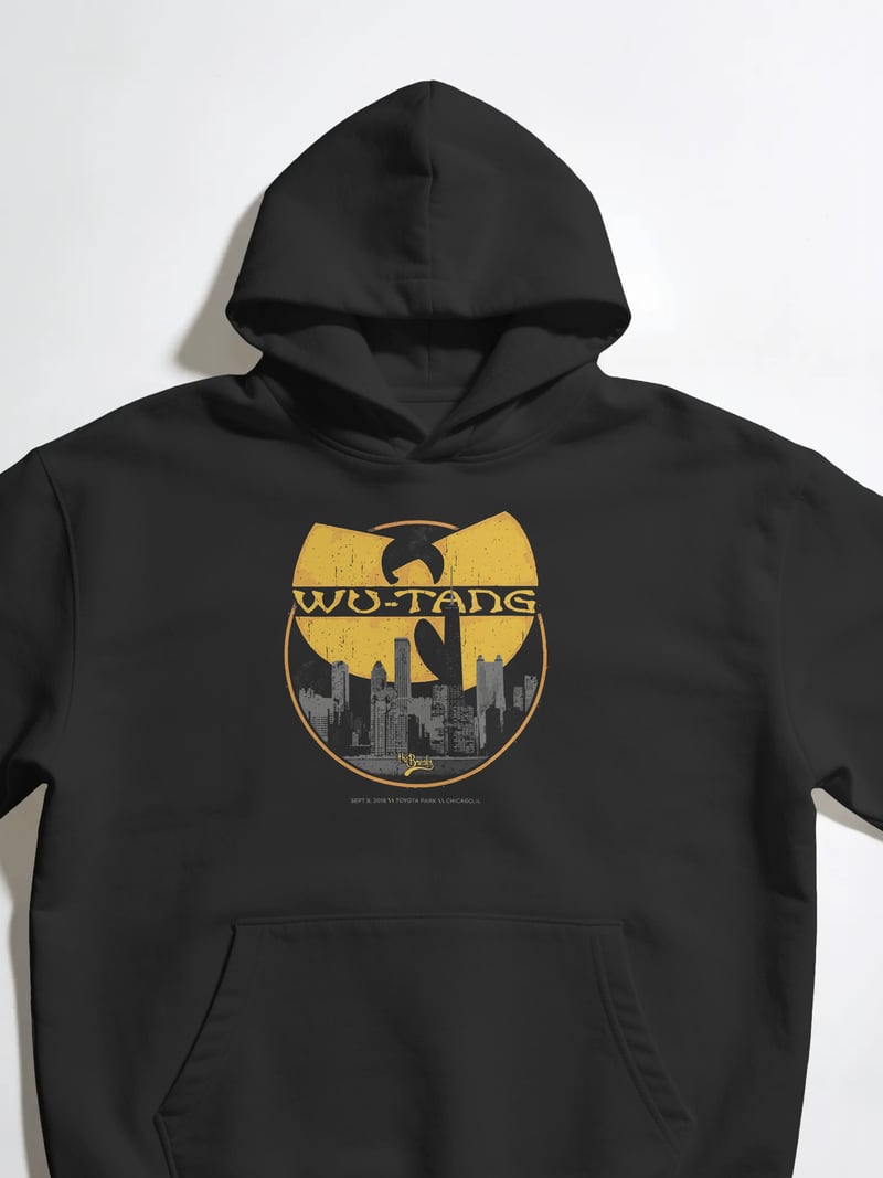 Wu Tang Clan Siyah Kapüşonlu Sweatshirt
