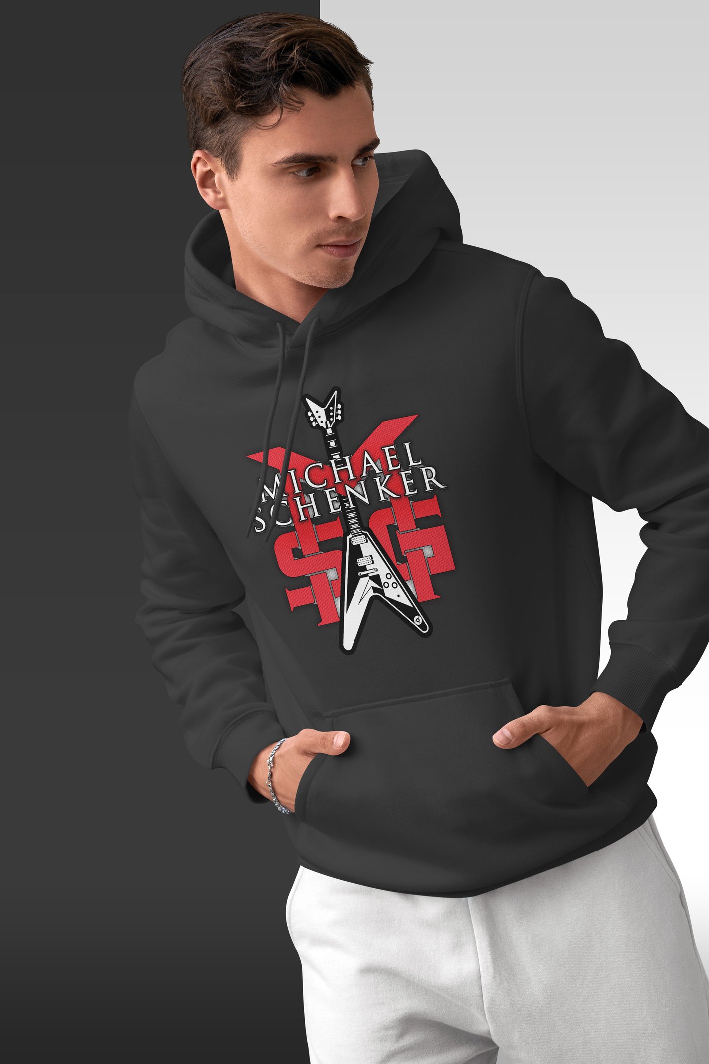 Michael Schenker Kapüşonlu Unisex Sweatshirt