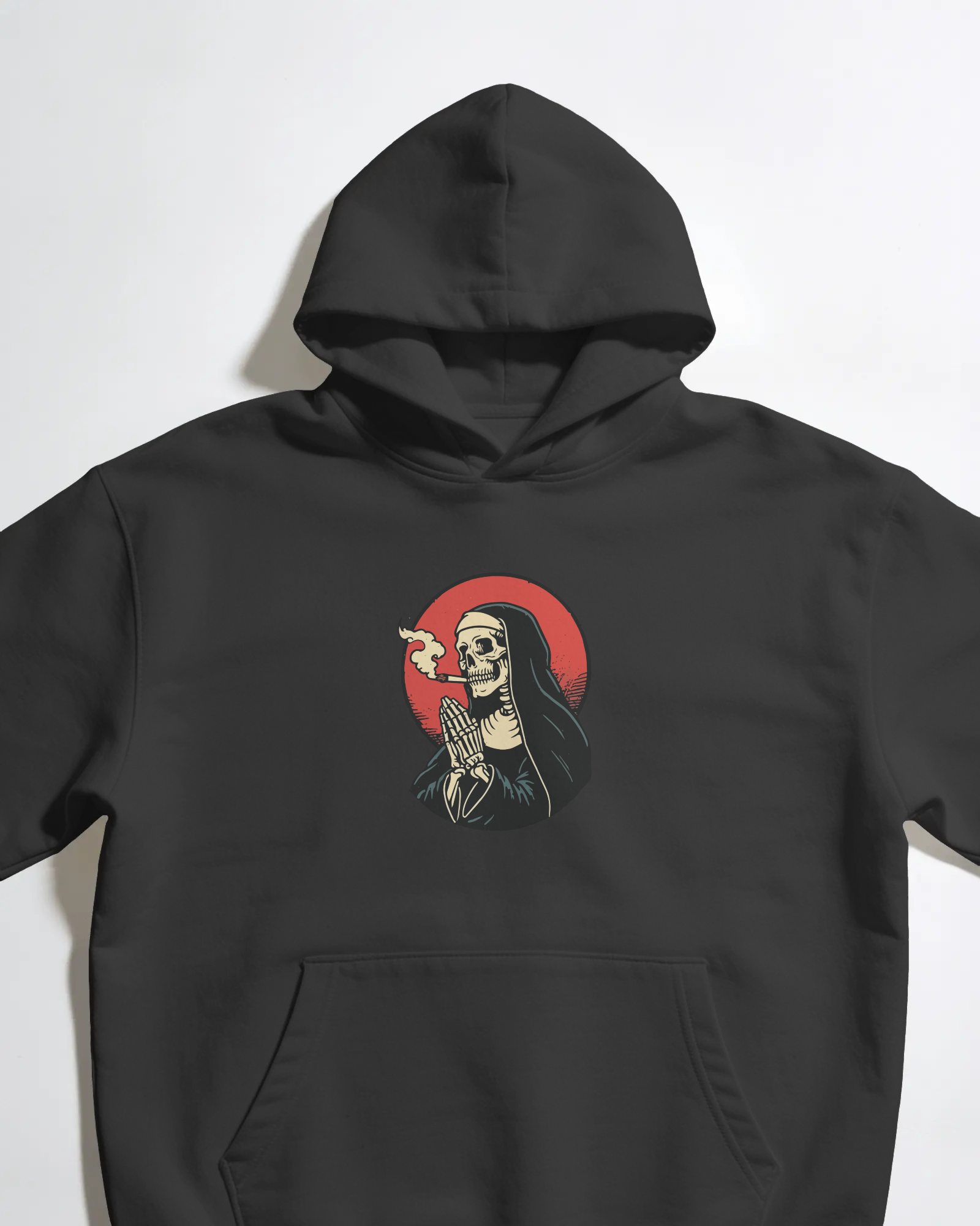 Nun Unisex Siyah Sweatshirt