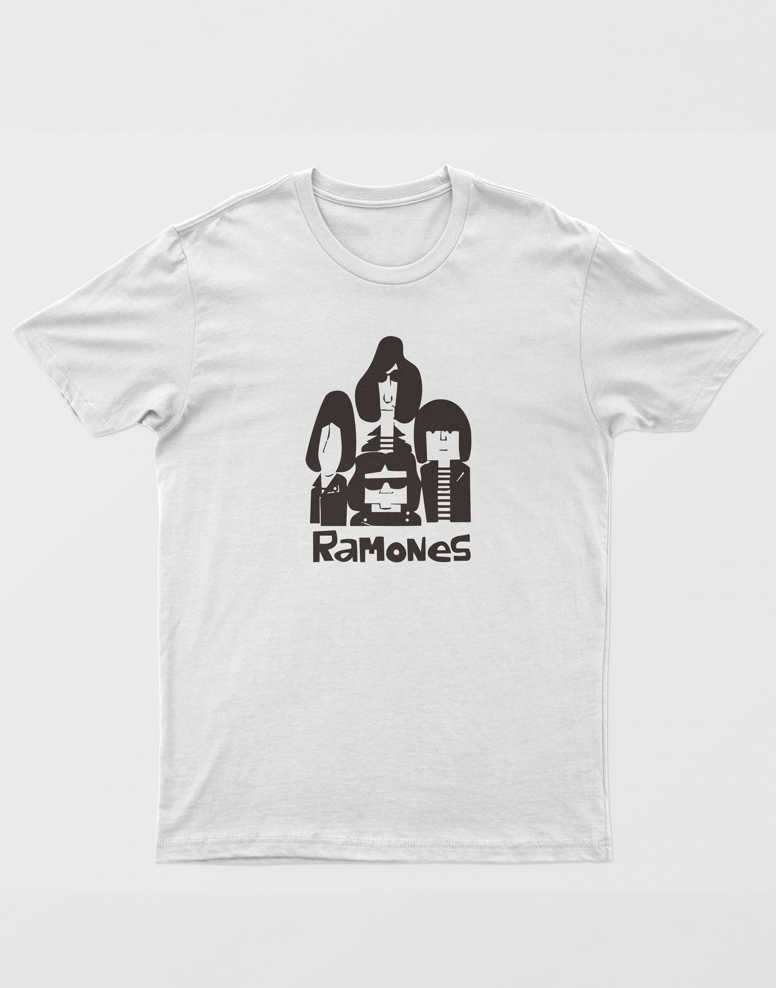 Ramones Unisex Beyaz Tişört