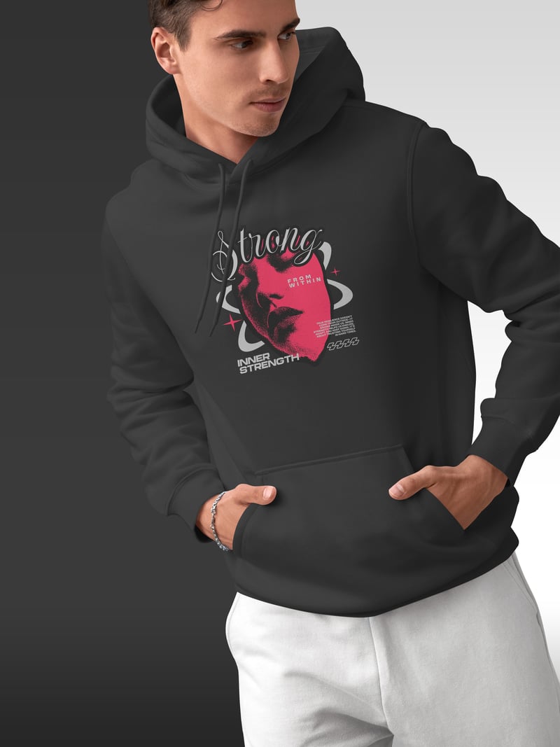 Strong Kapüşonlu Unisex Sweatshirt