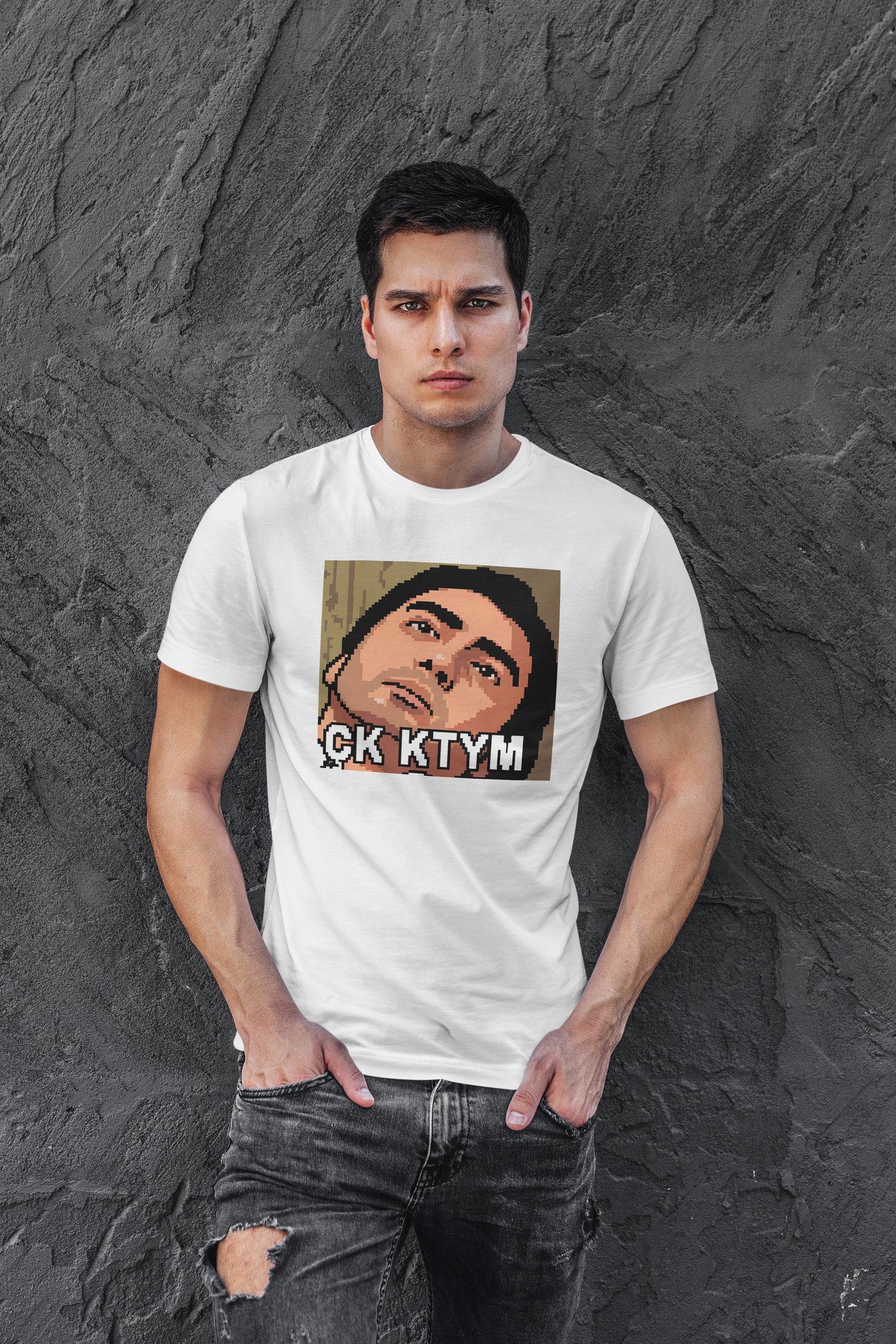Kurtlar Vadisi Çok Kötüyüm Dijital Baskı Beyaz Unisex Tişört