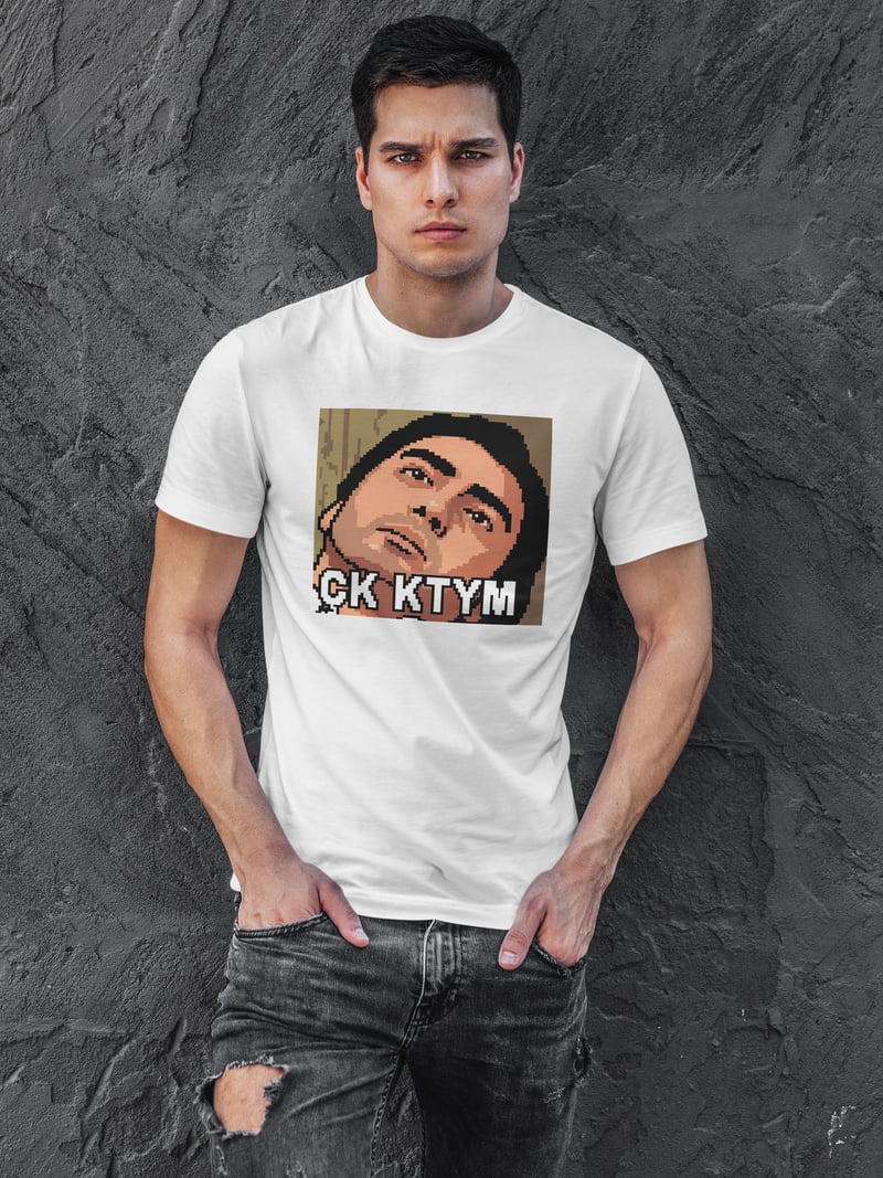 Kurtlar Vadisi Çok Kötüyüm Dijital Baskı Beyaz Unisex Tişört