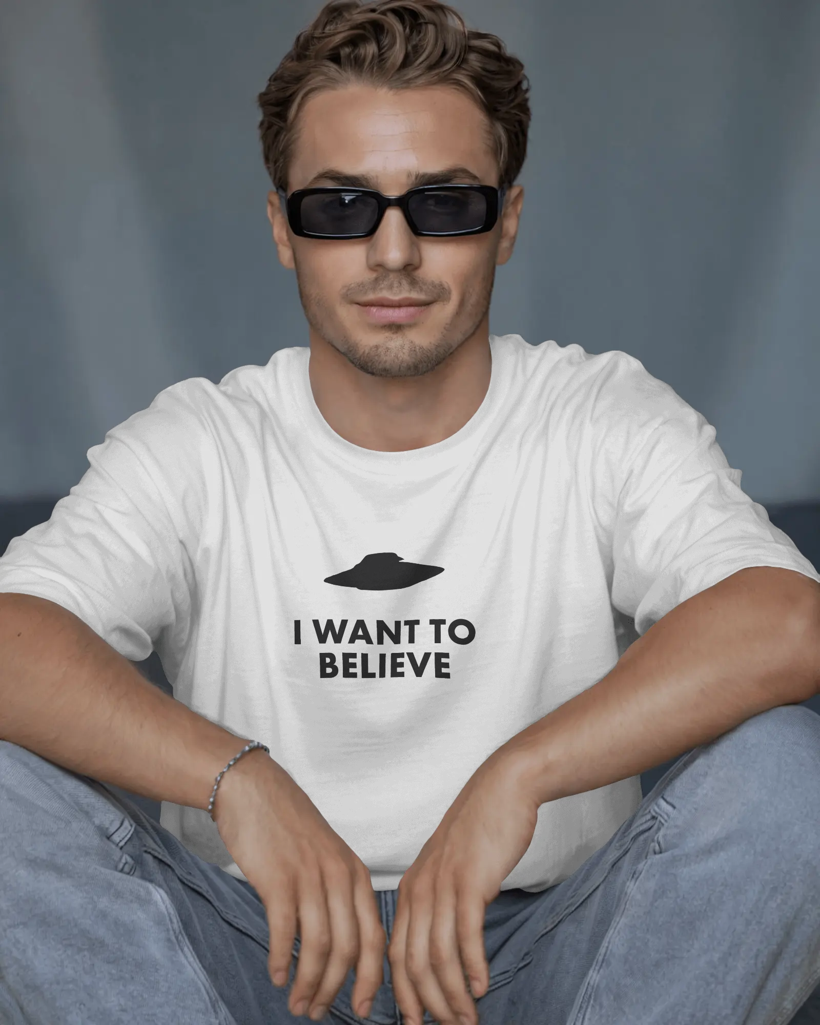 I Want to Believe X Files Beyaz Tişört