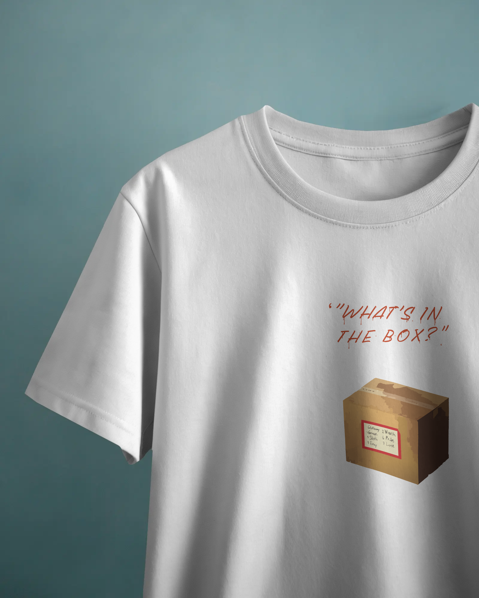 se7en Unisex Beyaz Tişört