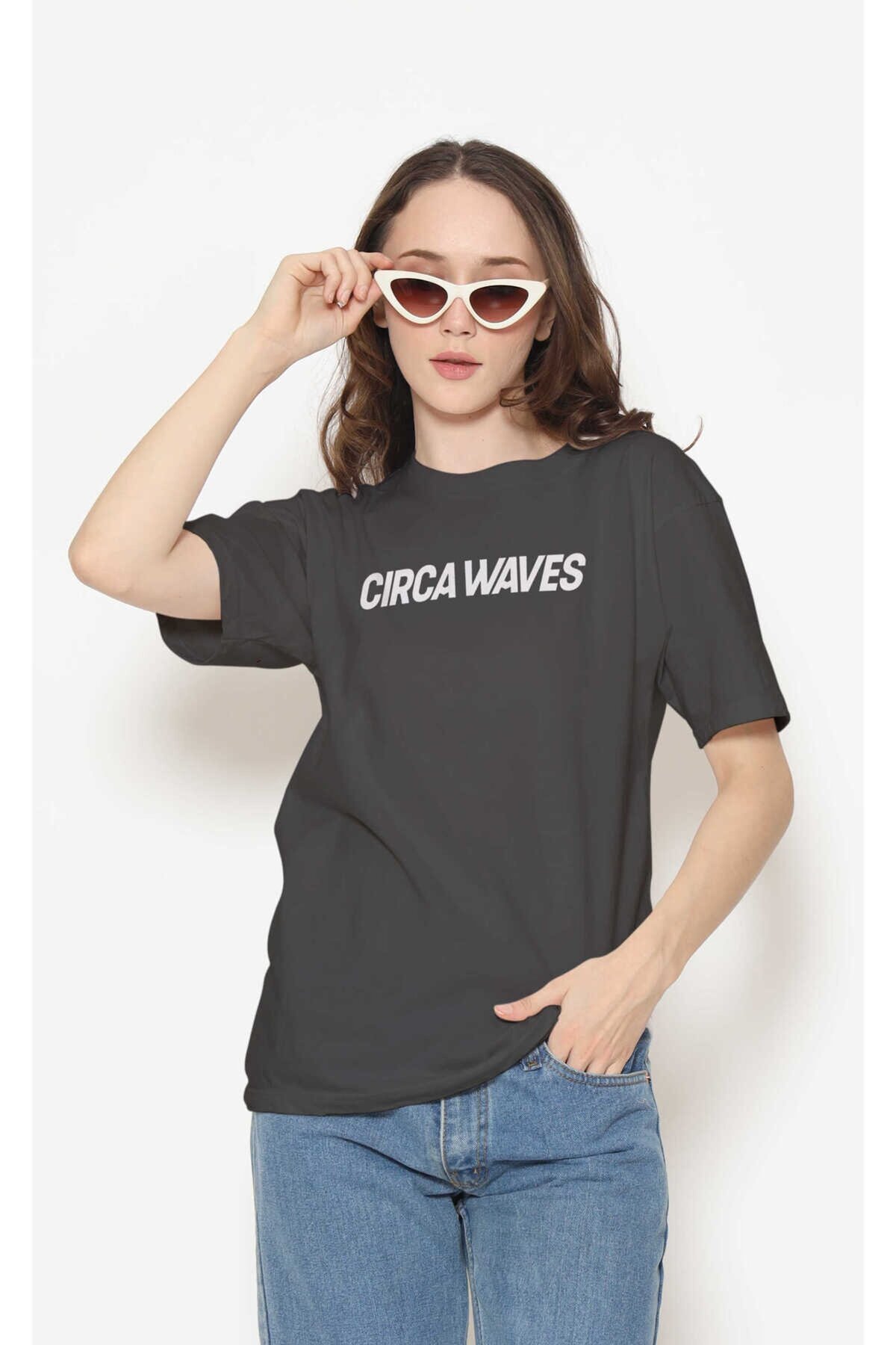 Circa Waves Dijital Baskı Siyah Unisex Tişört