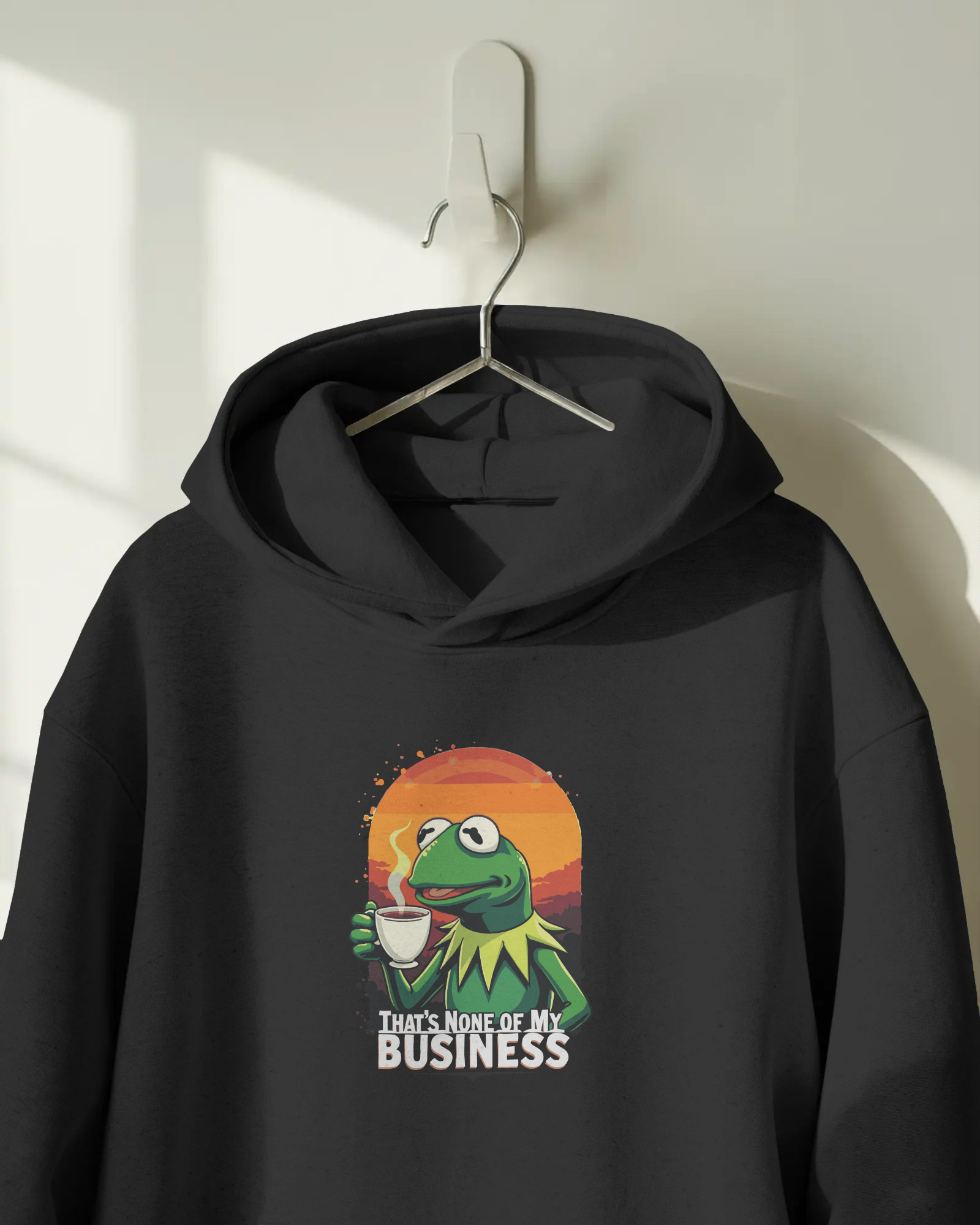None of my Business Kapüşonlu Sweatshirt