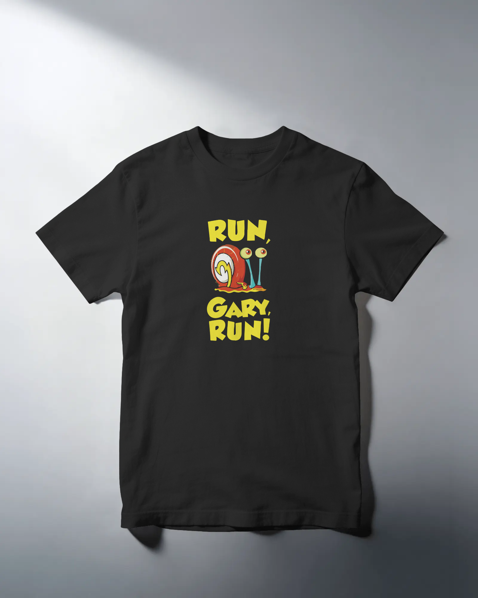Run Gary Run Spongebob Unisex Tişört