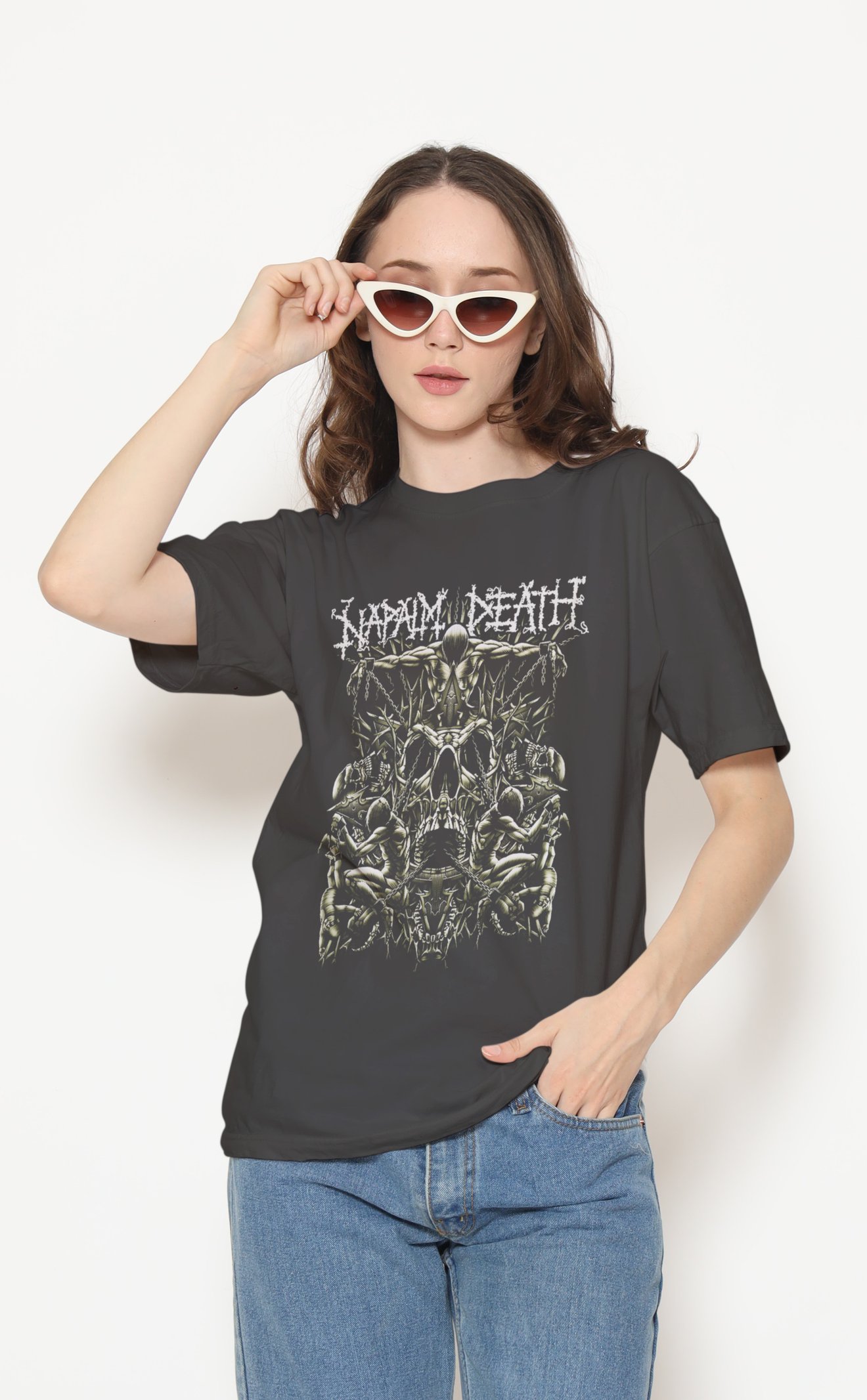 Napalm Death Kafatası Tişört