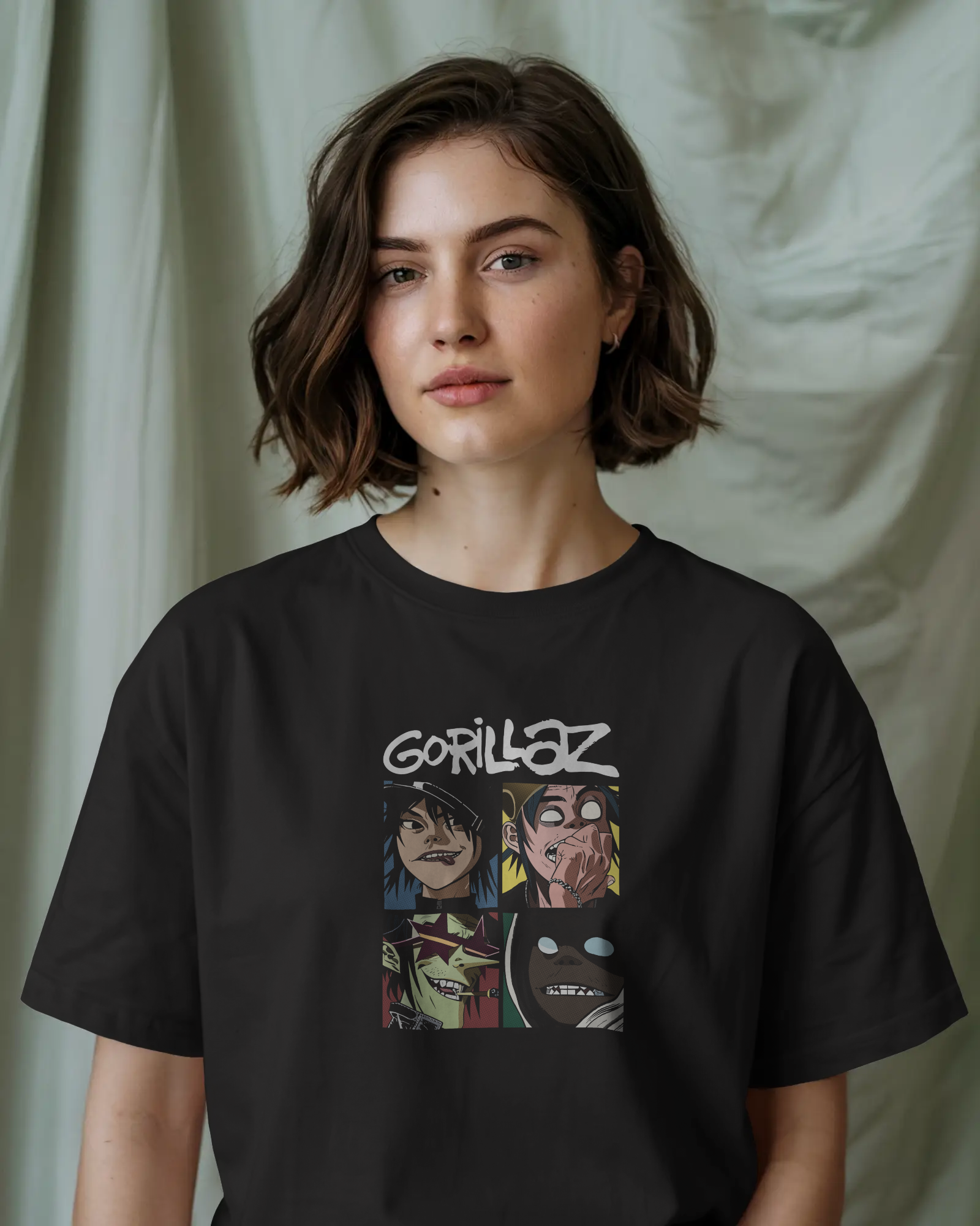 Gorillaz Siyah Tişört