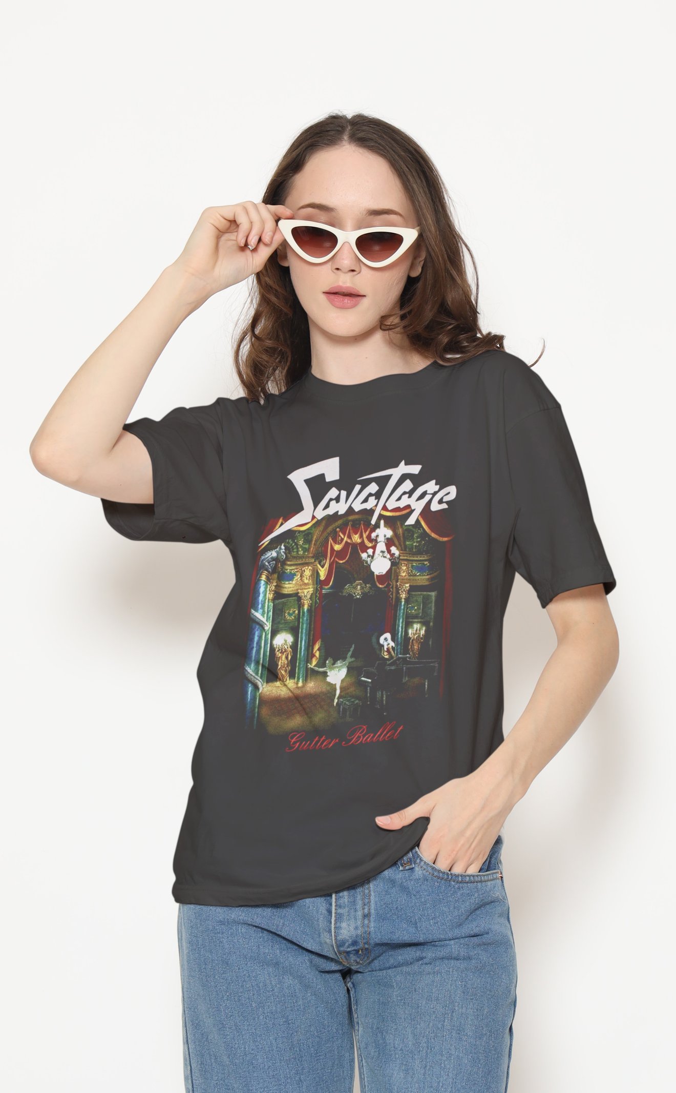 Savatage Dijital Baskı Unisex Tişört