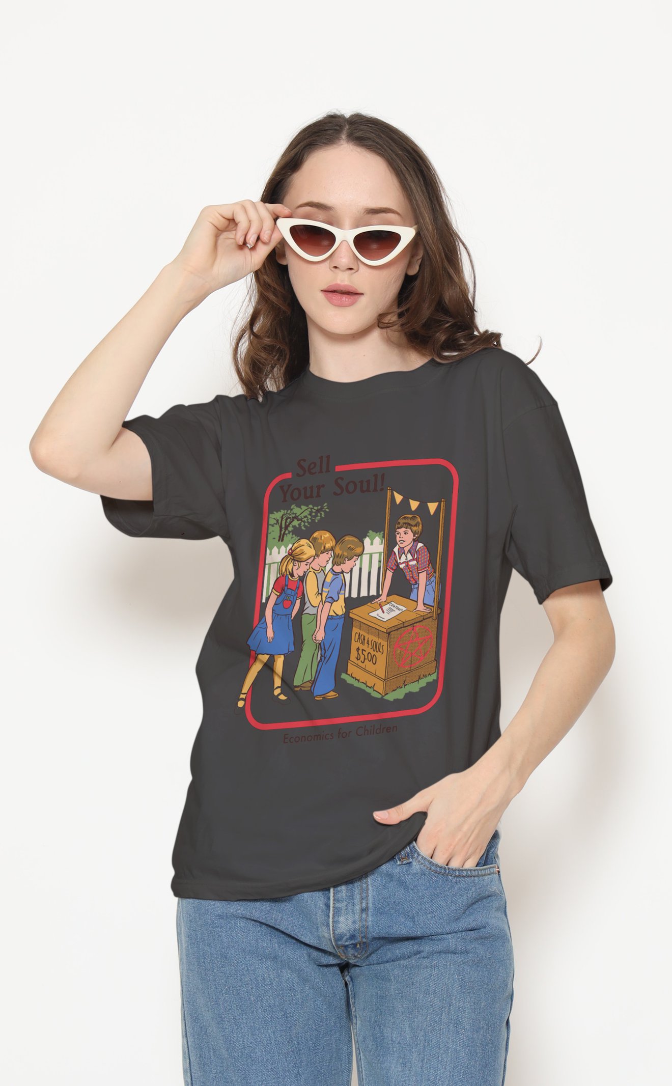 Sell Soul Dijital Baskı Unisex Tişört