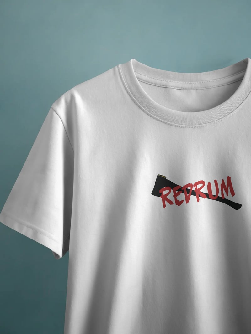 Redrum The Shining Unisex Beyaz Tişört