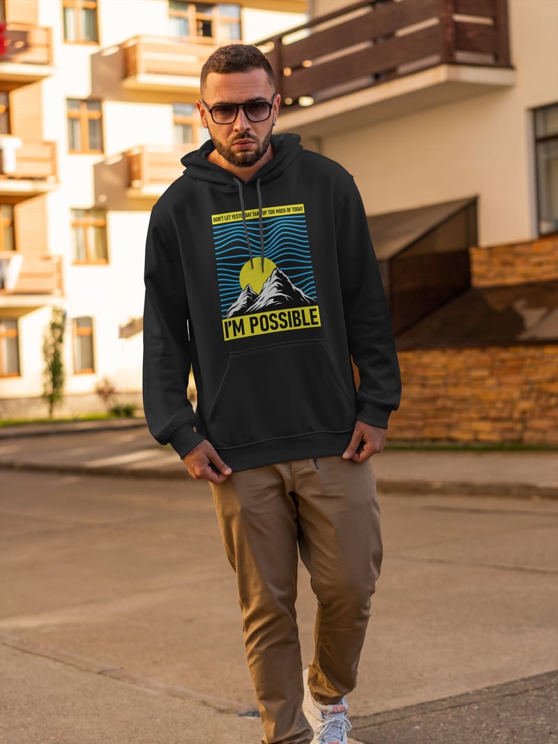 I'm Possible Kapüşonlu Unisex Sweatshirt