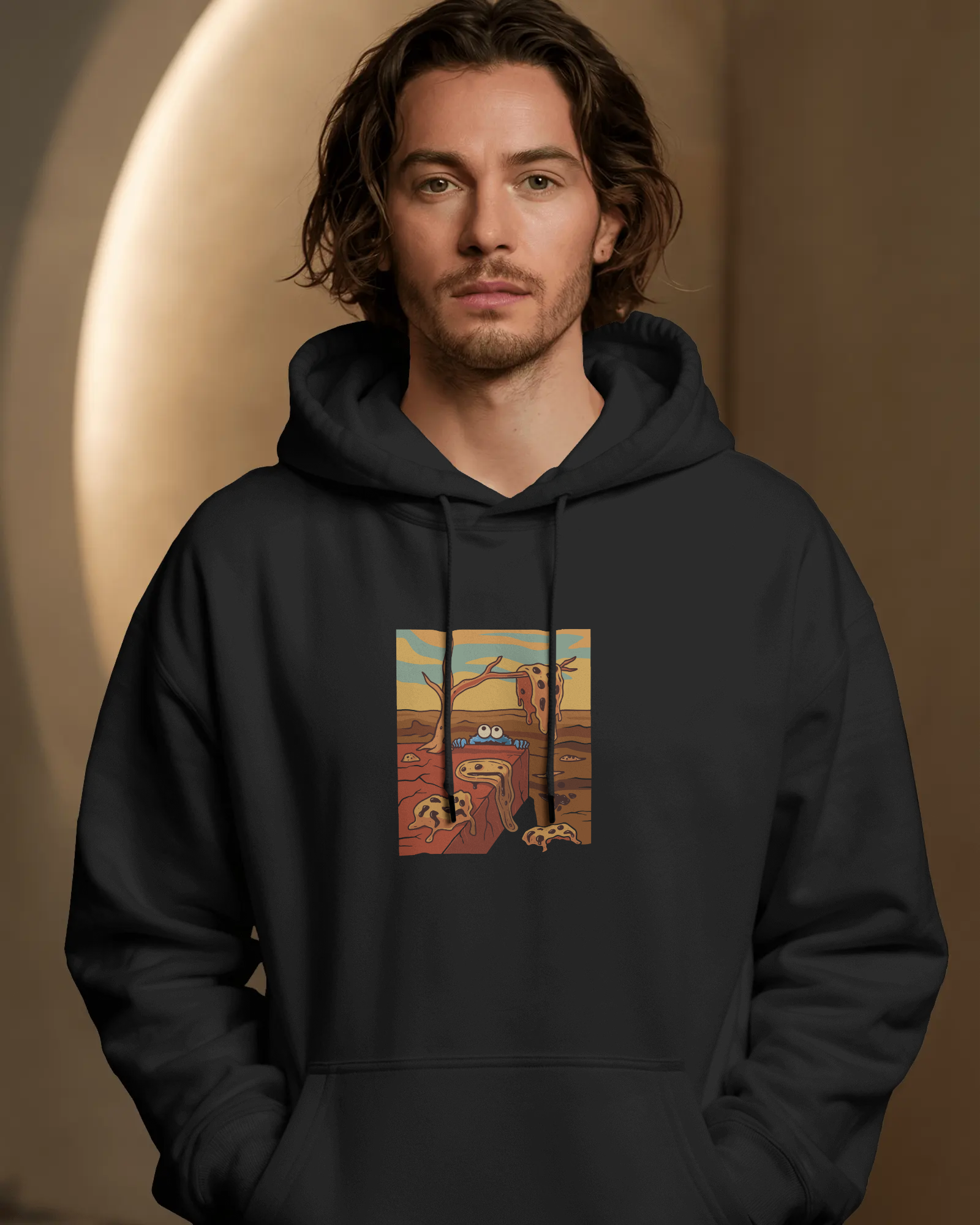 Kurabiye Canavarı Kapüşonlu Sweatshirt