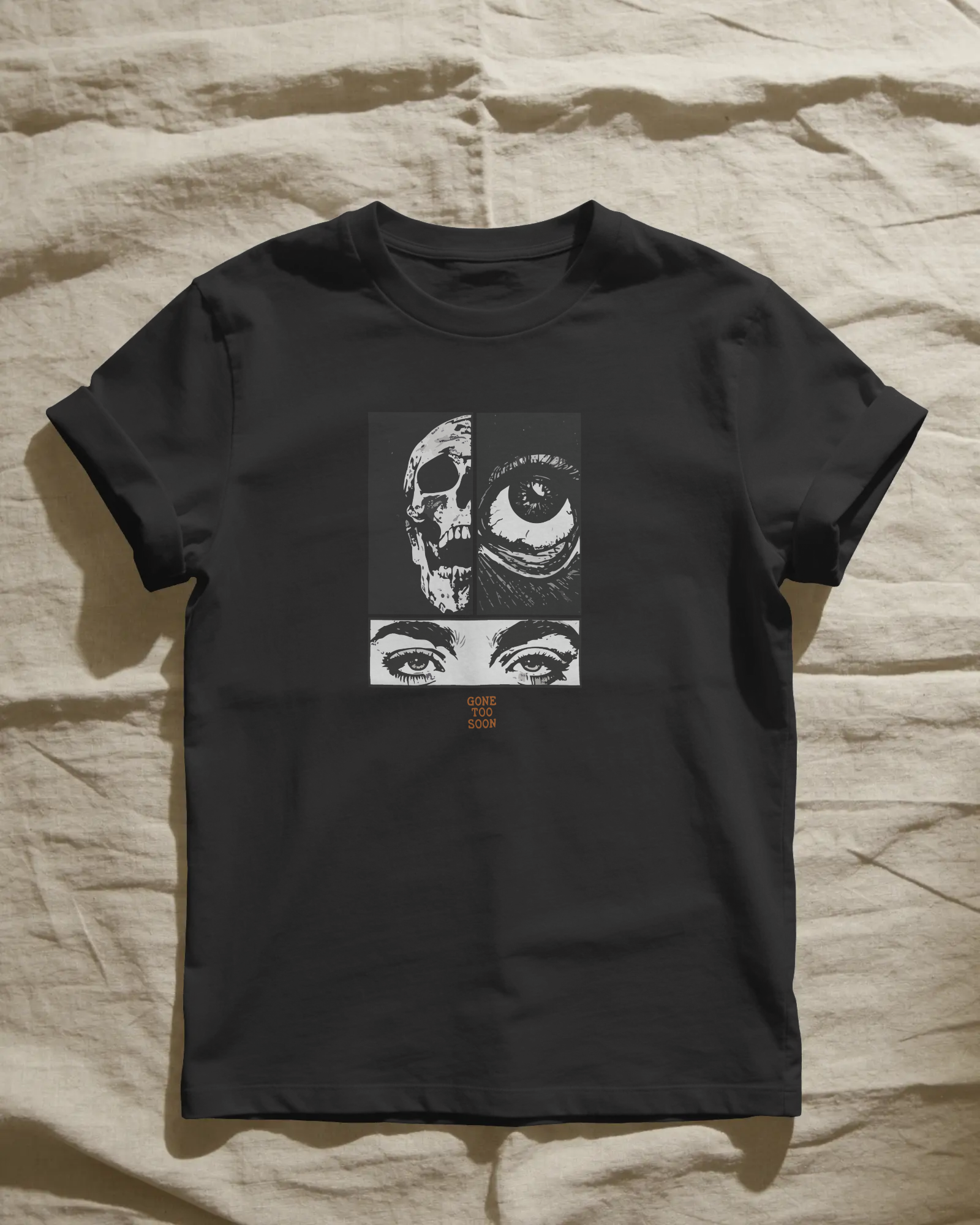 Gone Too Soon Unisex Siyah Tişört