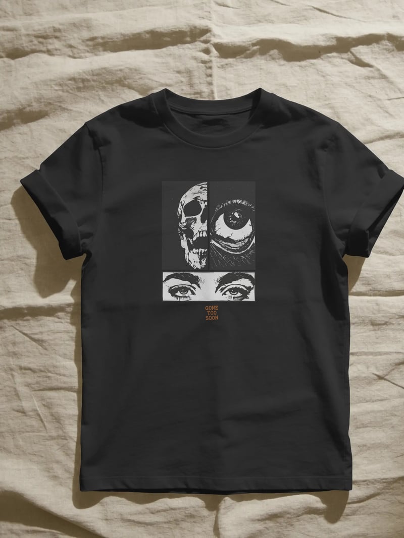 Gone Too Soon Unisex Siyah Tişört